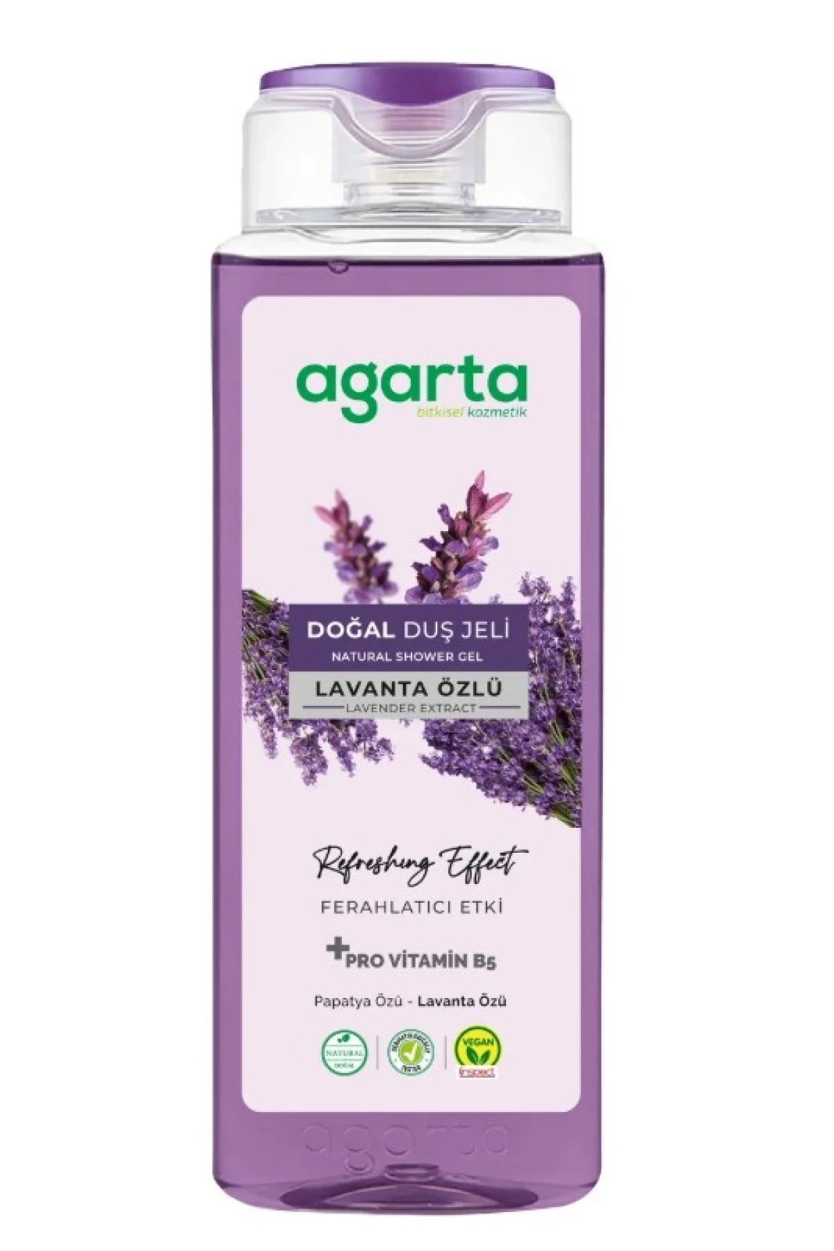 Agarta Doğal Duş Jeli 400 Ml Lavanta