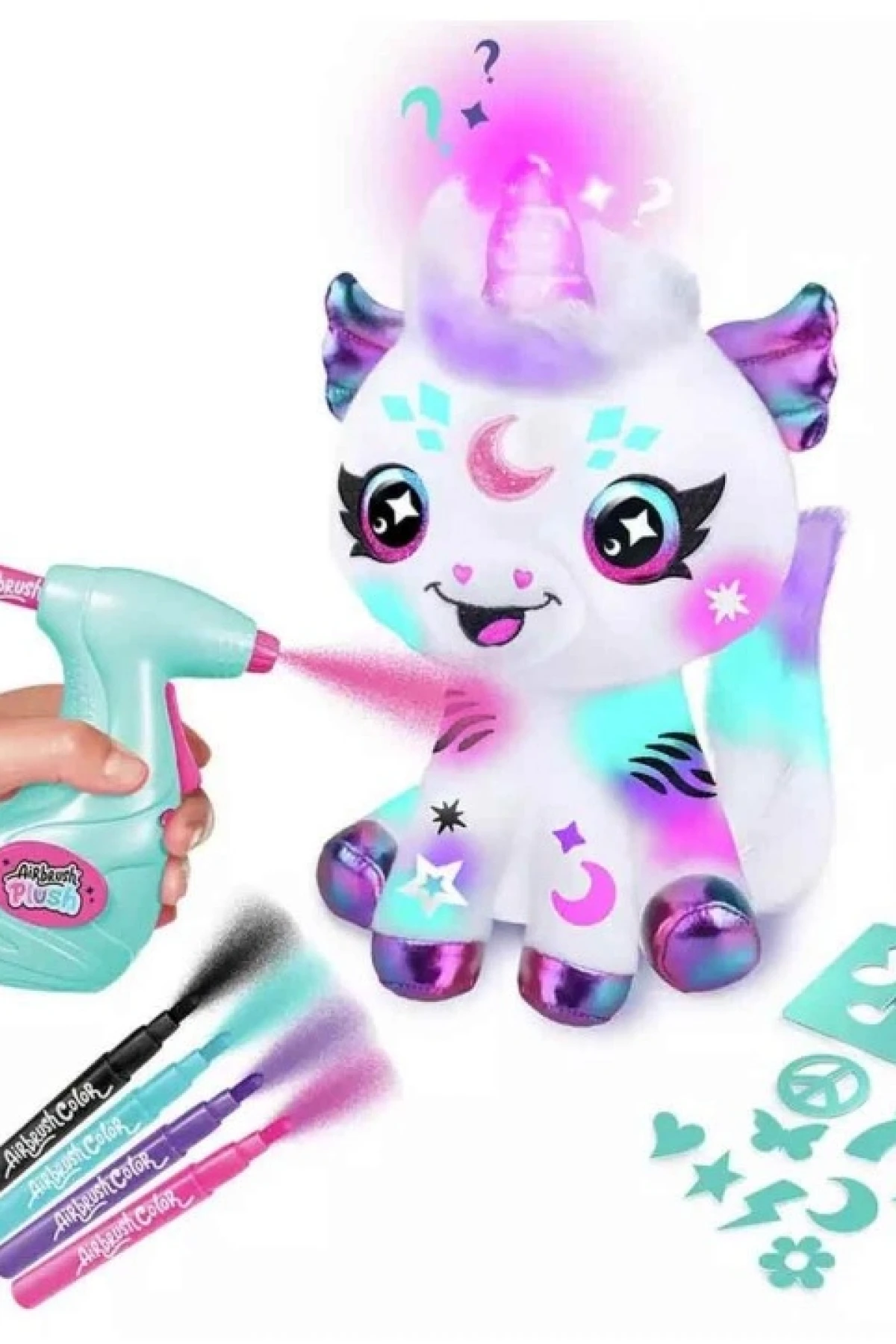 Airbrush Plush Cosmic Unicorn R028