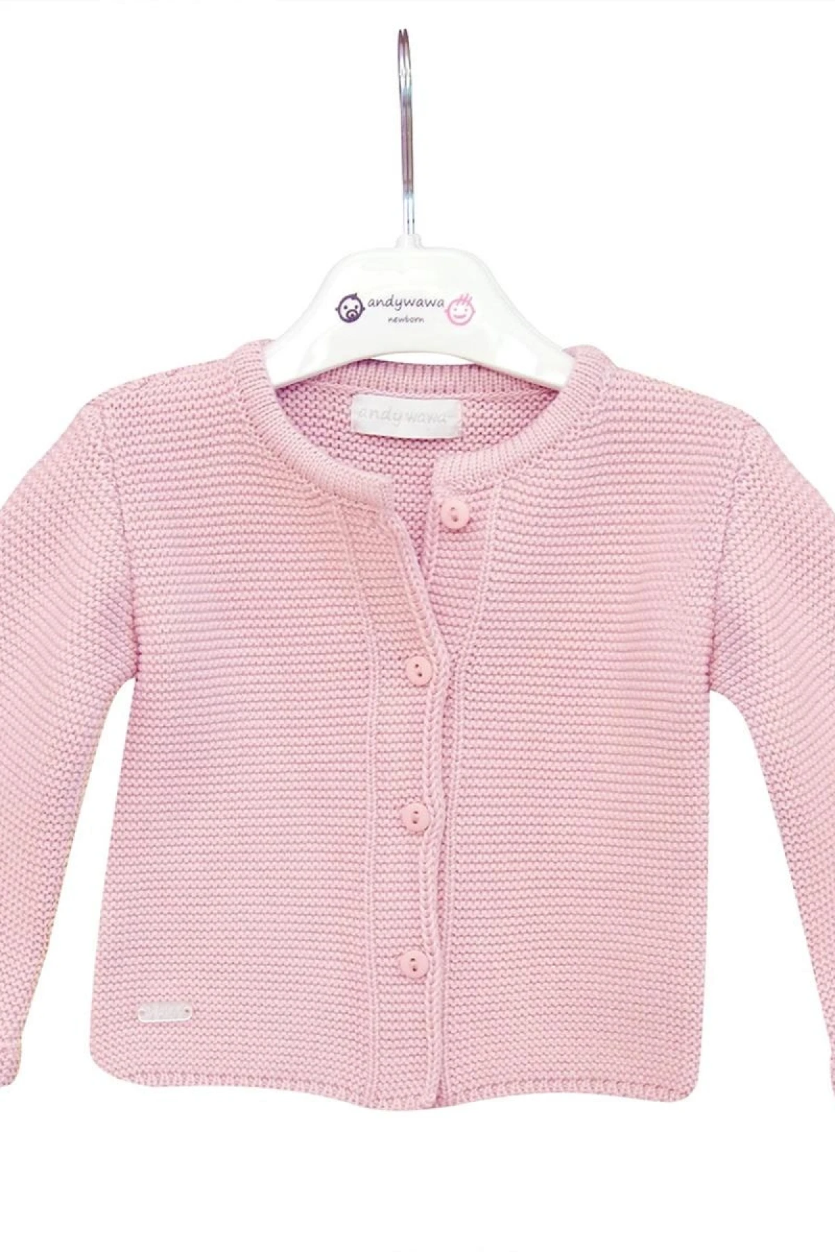 Andywawa Ac24333 Basic Bebe Ceket Pink