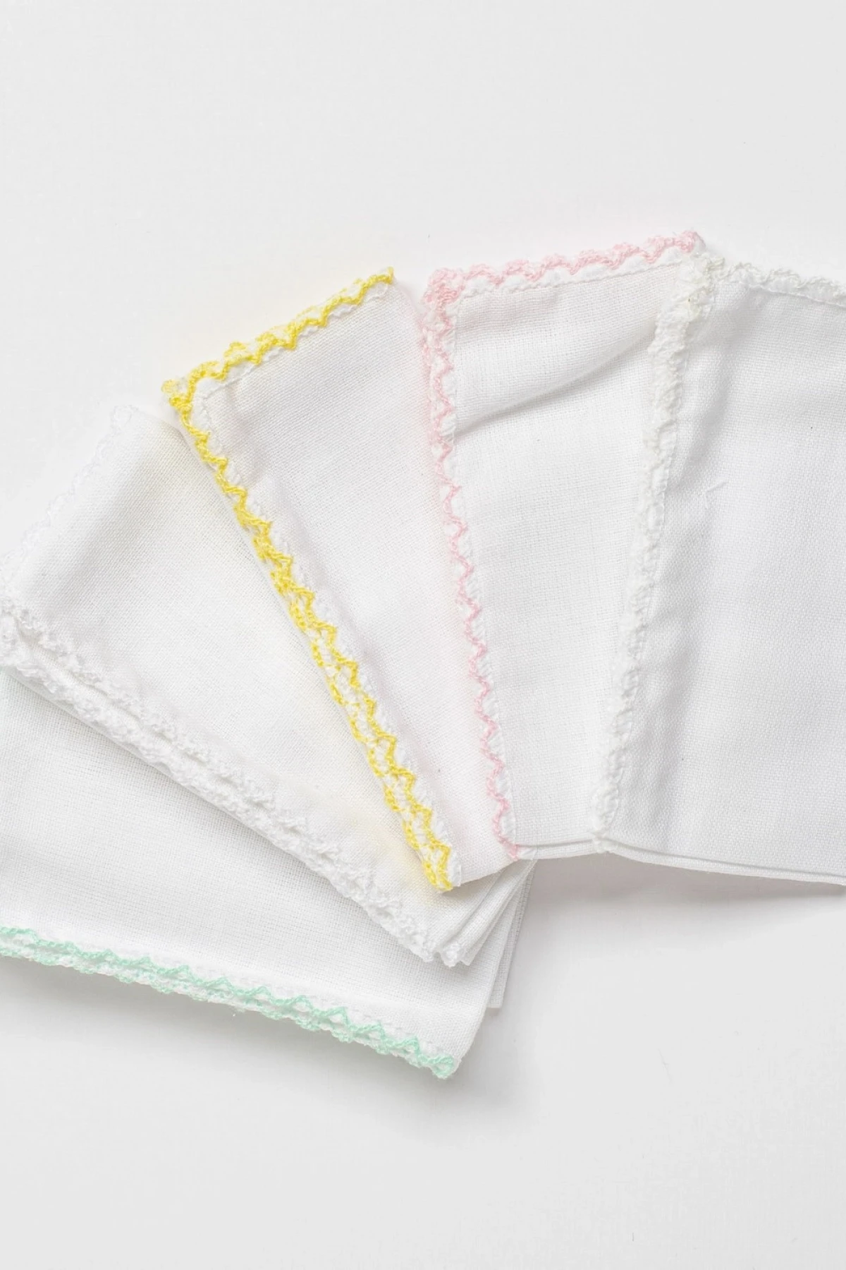 Andywawa Ac24447 Basic 5li Bebek Ağız Mendili 25x25 Cm Pink