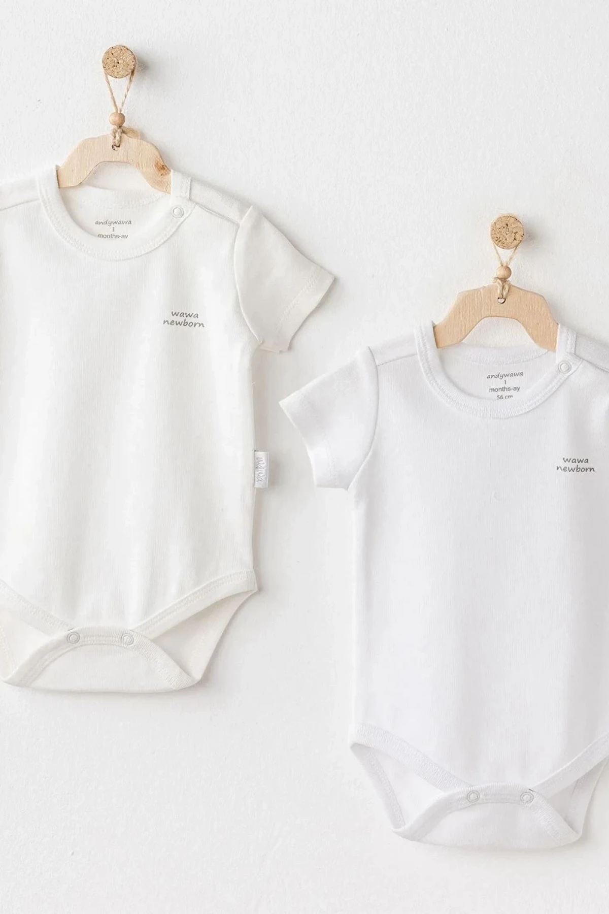 Andywawa Ac25211 Short Sleeve 2li Basic Body Ekru