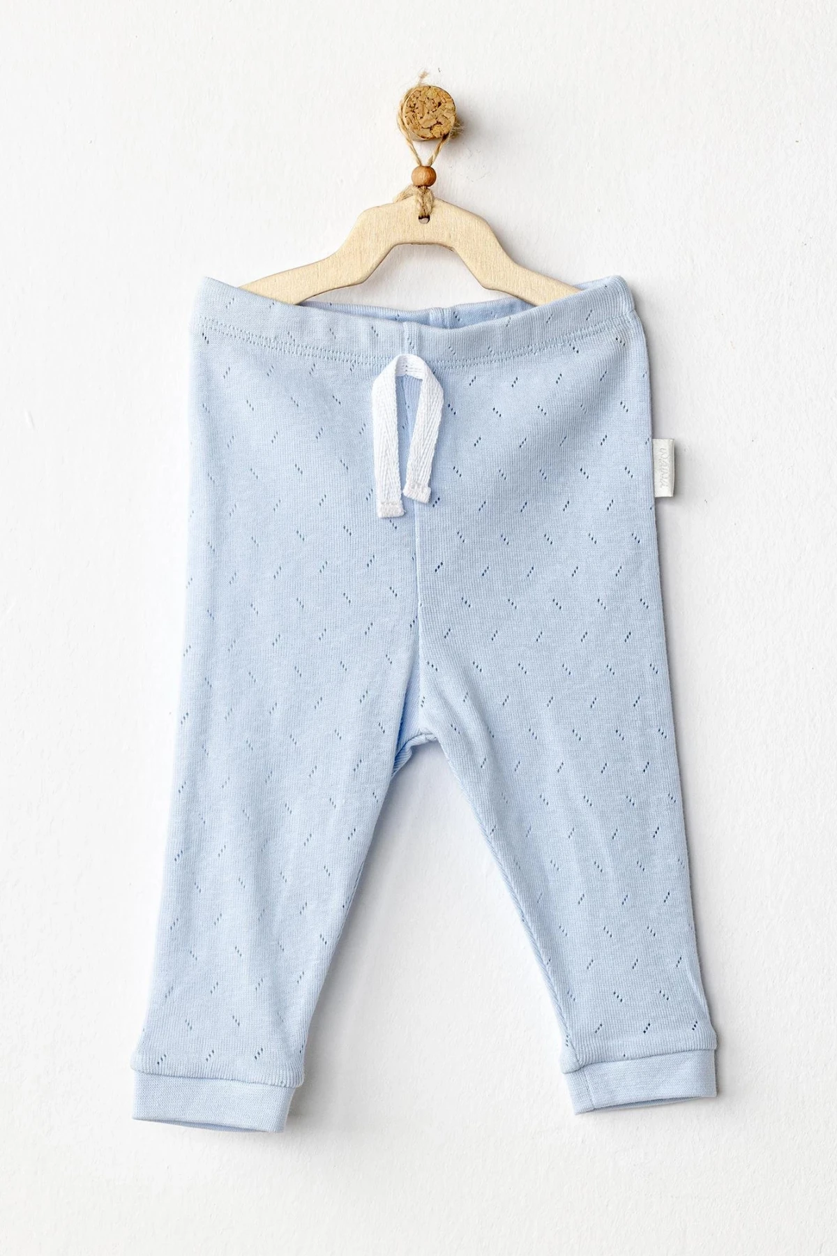 Andywawa Ac25556 Pants Jacquard Basic Pantolon Blue
