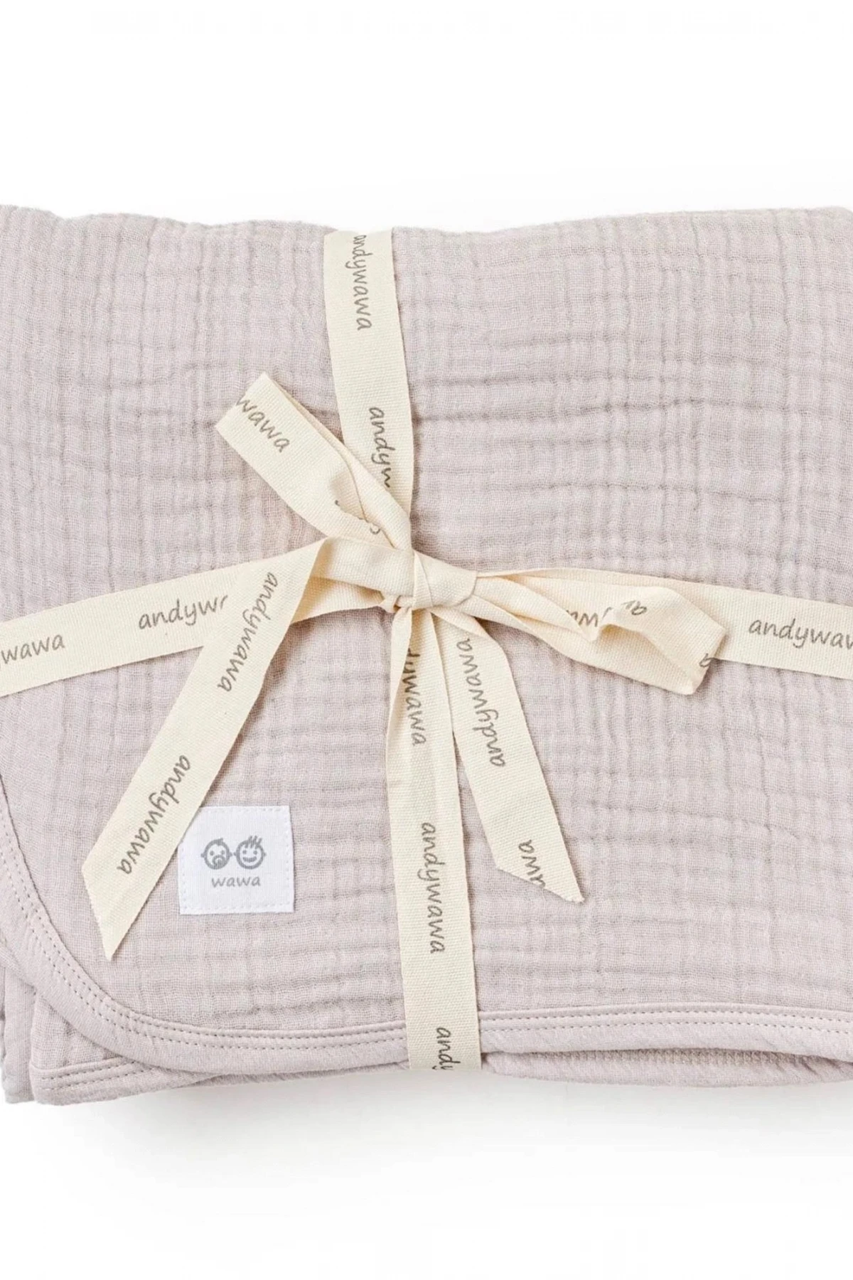 Andywawa Ac25870 Müslin Home Bebek Battaniye 105*120 Beige
