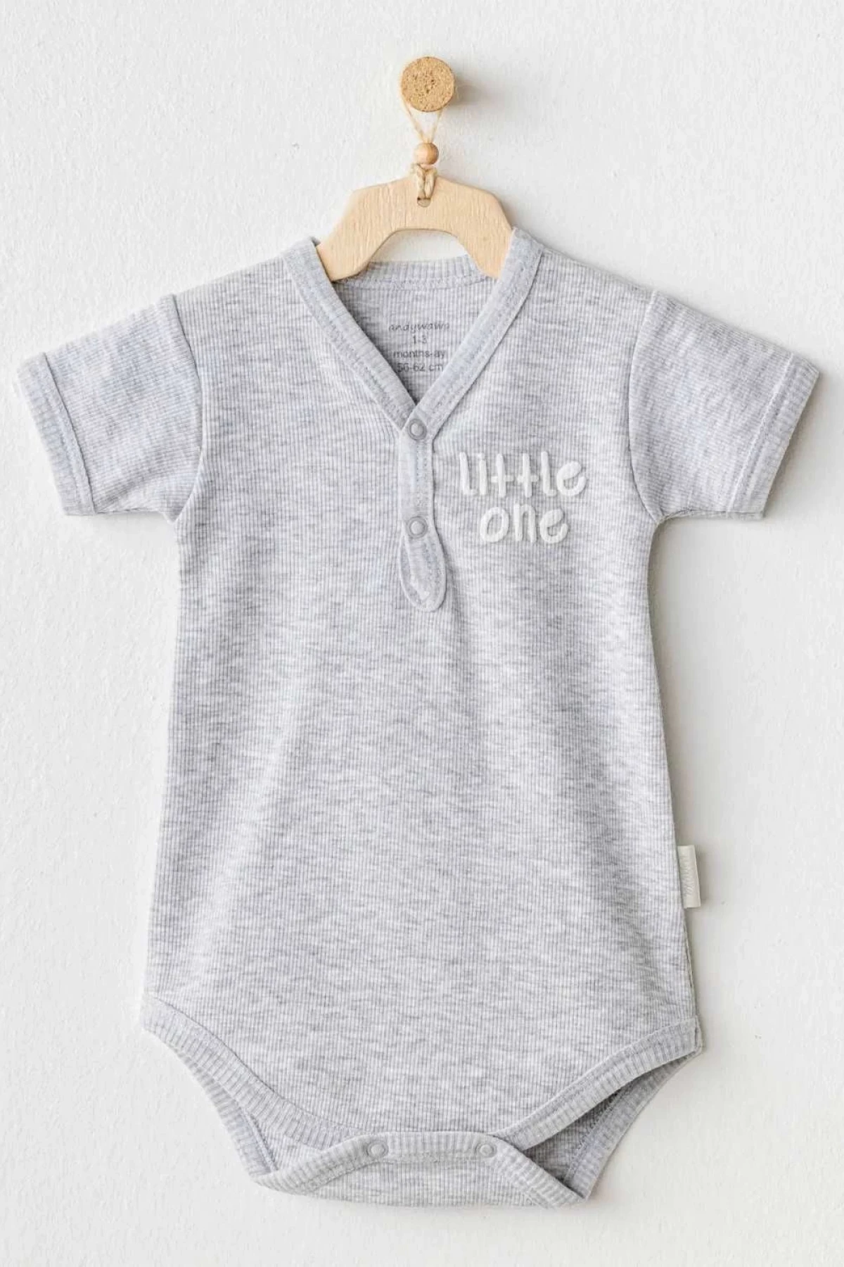 Andywawa Ac25896 Basic Bebe Body Grey Melange
