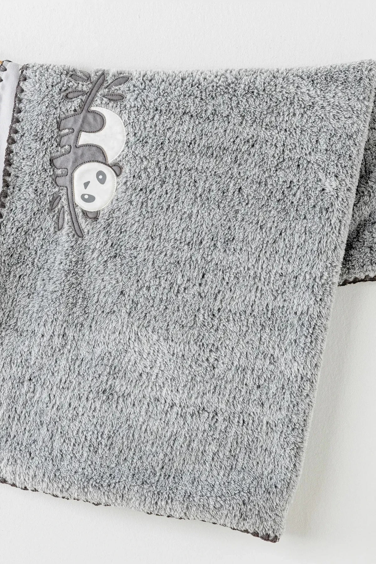 Andywawa Ac26033 Keep Smiling Welsoft Battaniye 90x85 Grey