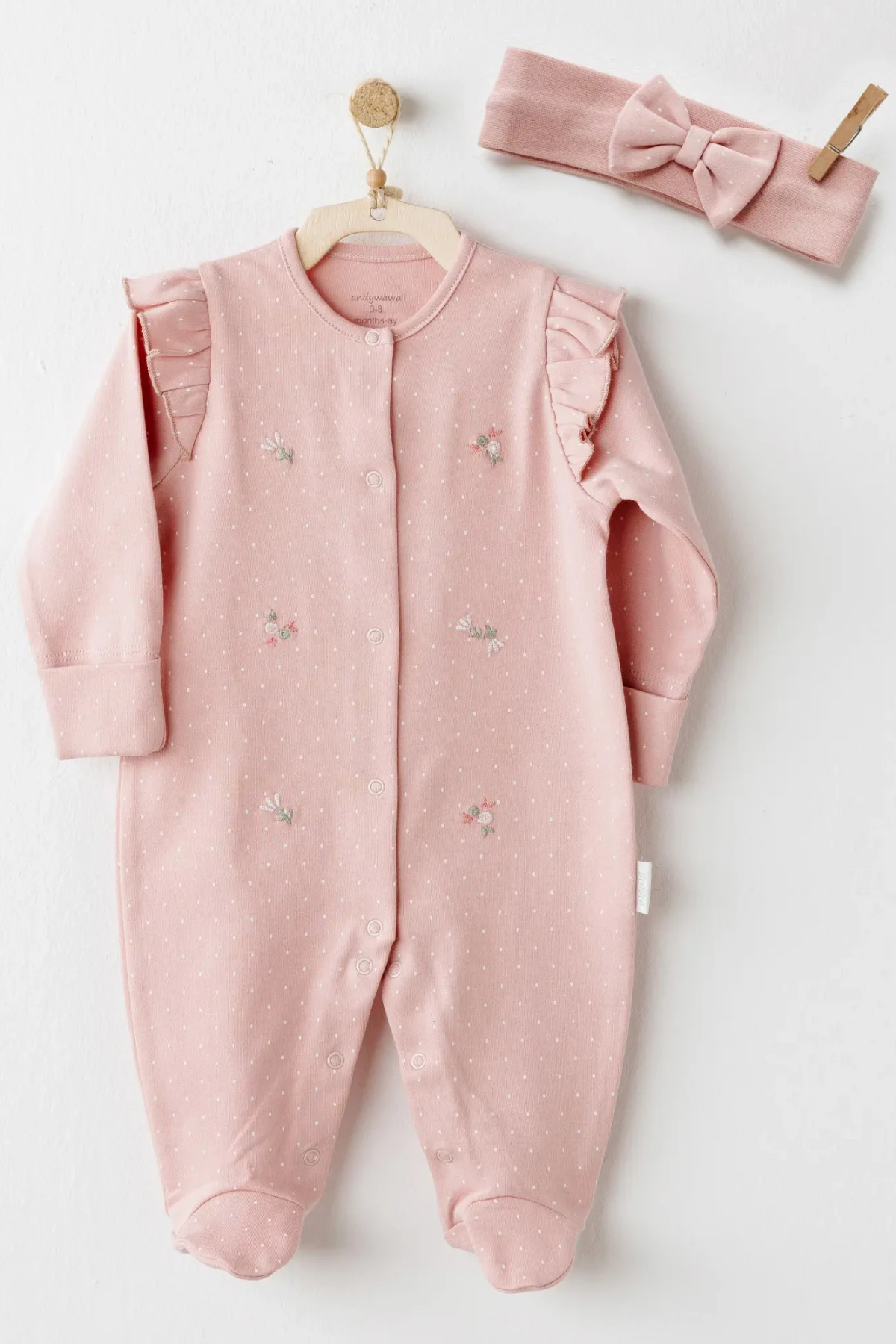 Andywawa Ac26083 Mon Petit Amour Tulum Takım Pink