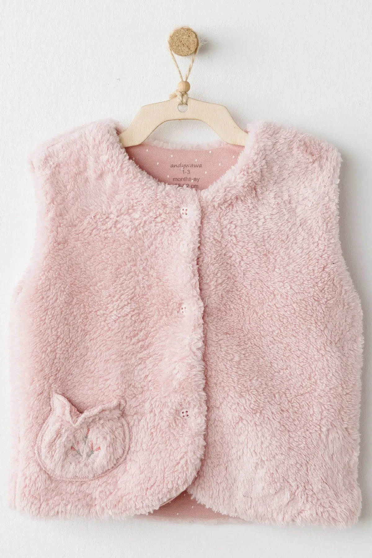 Andywawa Ac26094 Mon Petit Amour Yelek Pink