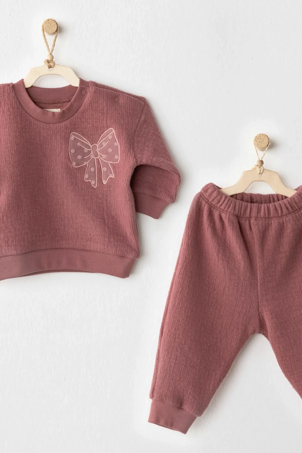 Andywawa Ac26200 Casual 2li Takım Dusty Pink