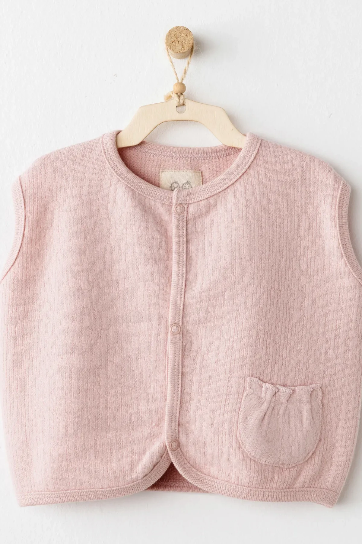 Andywawa Ac26201 Casual Yelek Pink