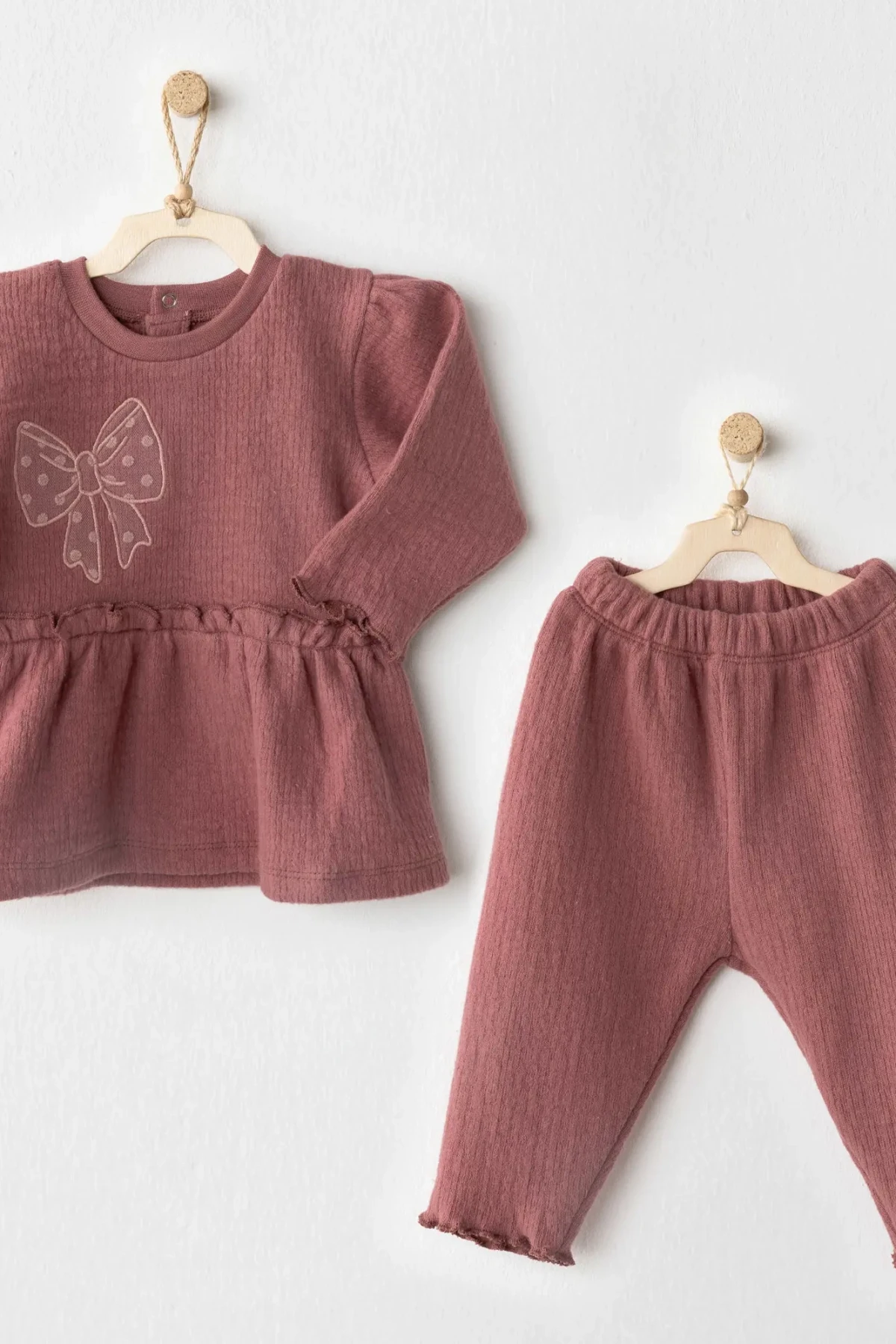 Andywawa Ac26204 Casual 2li Takım Dusky Rose