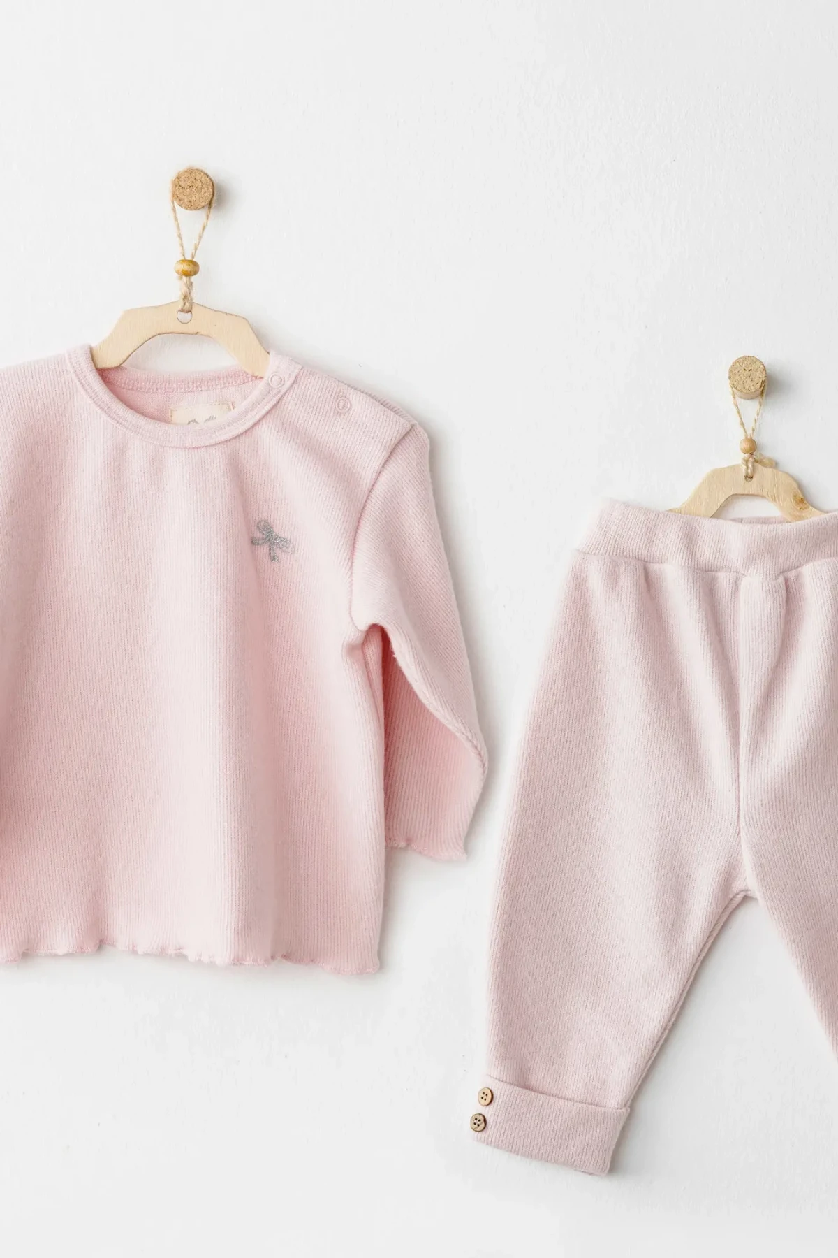 Andywawa Ac26218 Casual 2li Takım Pink