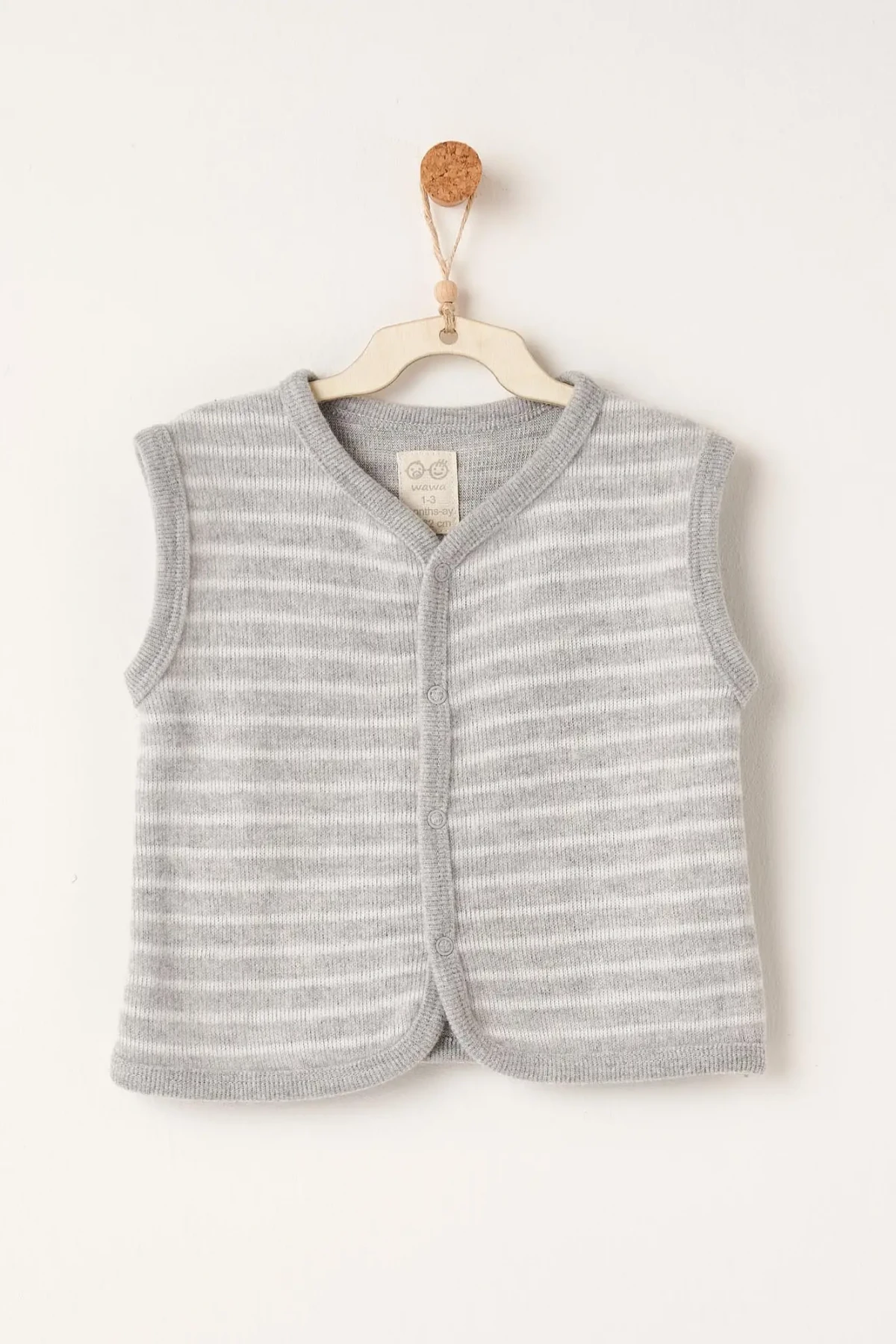 Andywawa Ac26221 Casual Yelek Grey