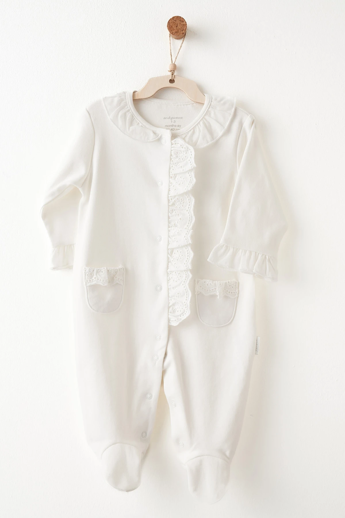Andywawa Ac26640 Baby Chic Tulum Ekru