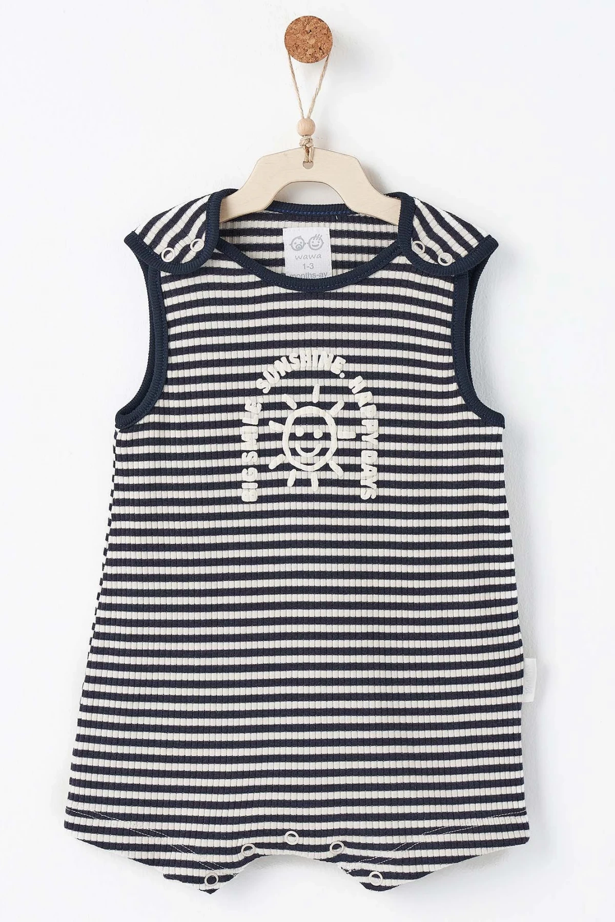 Andywawa Ac26670 Bamboo Striped Tulum Navy