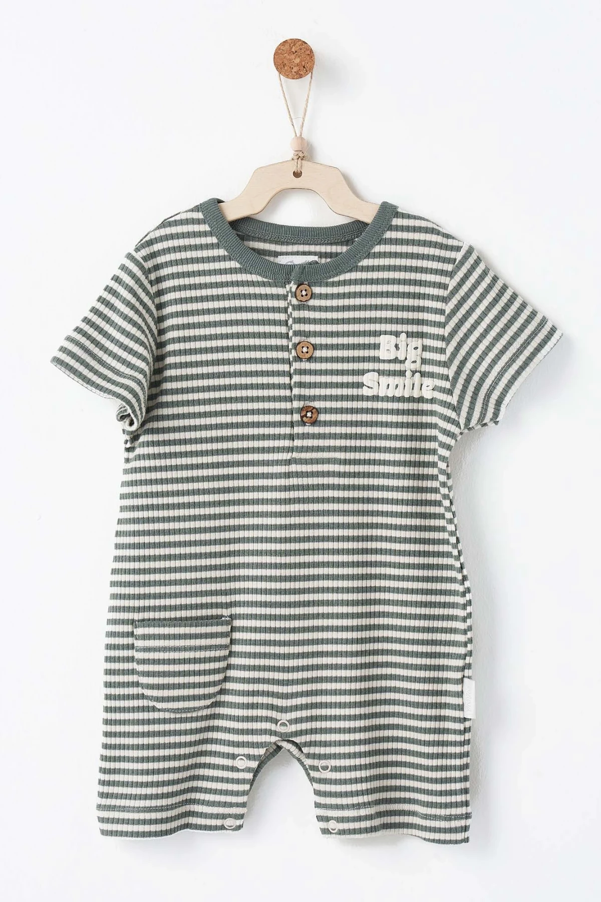 Andywawa Ac26671 Bamboo Striped Tulum Kaki