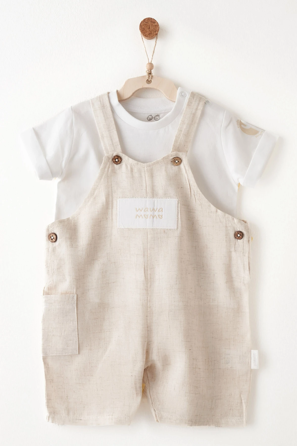 Andywawa Ac26722 Wawa Special Salopet Beige