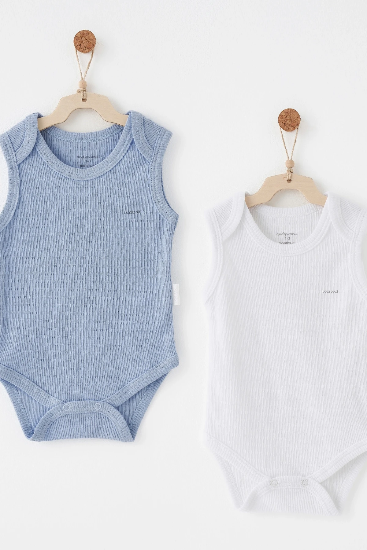 Andywawa Ac26762 Special Modal 2li Askılı Body Blue White