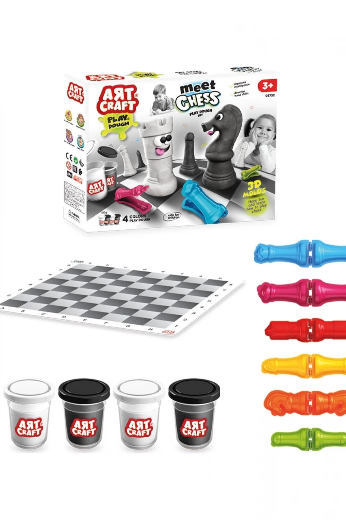 Art Craft Satranç Hamur Set 03732