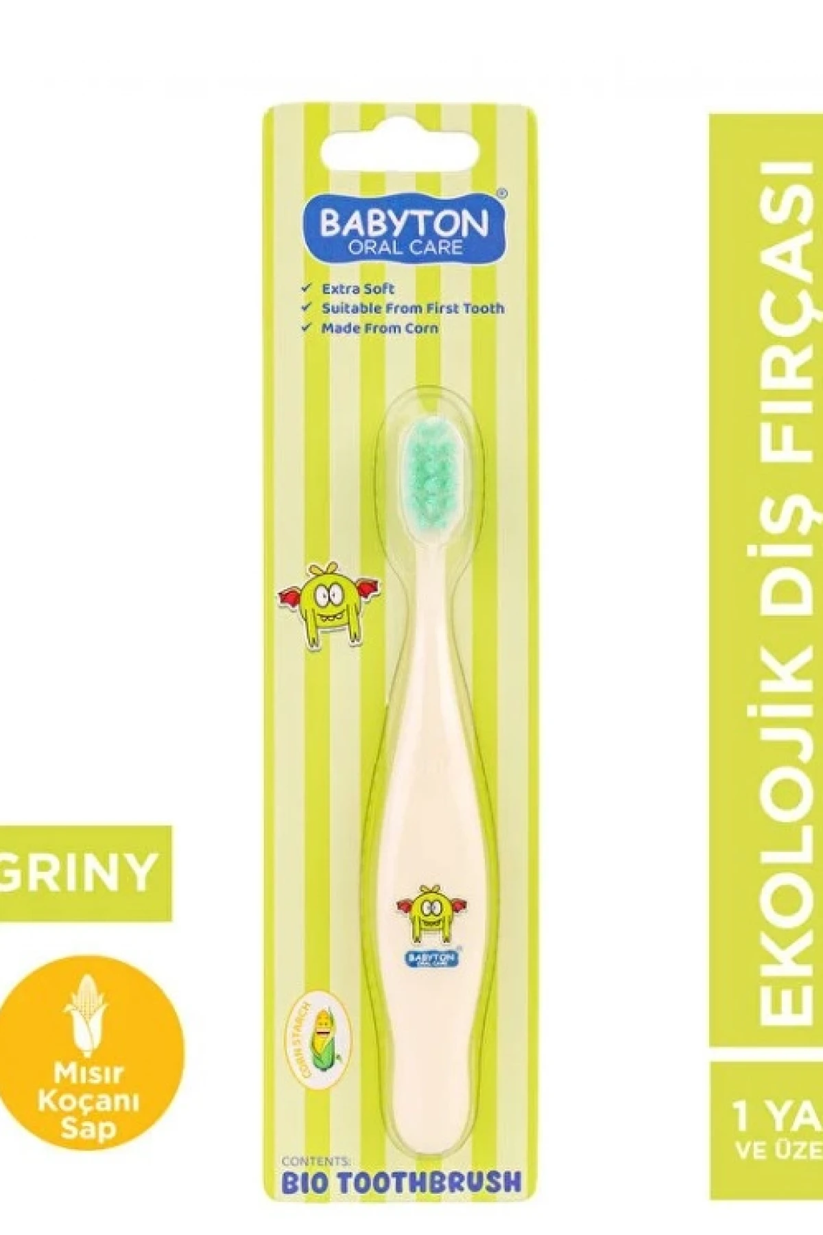 Babyton Bio Diş Fırçası Griny