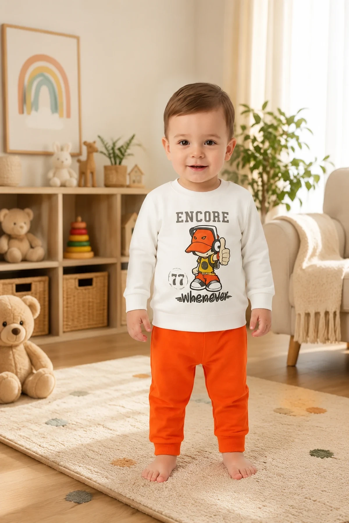 Baskılı Basic Bebek Takımı – 6/24 Ay