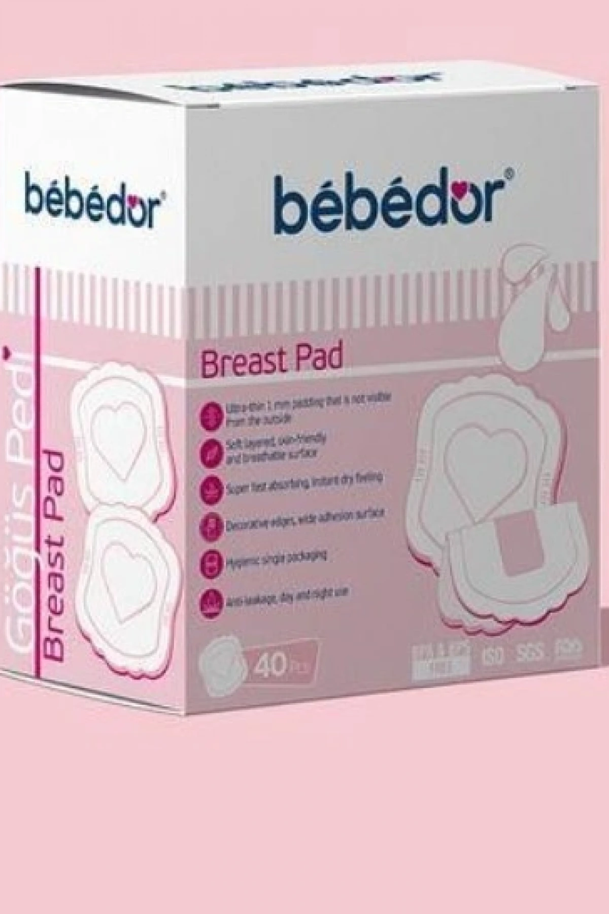 Bebedor Göğüs Pedi 40lı