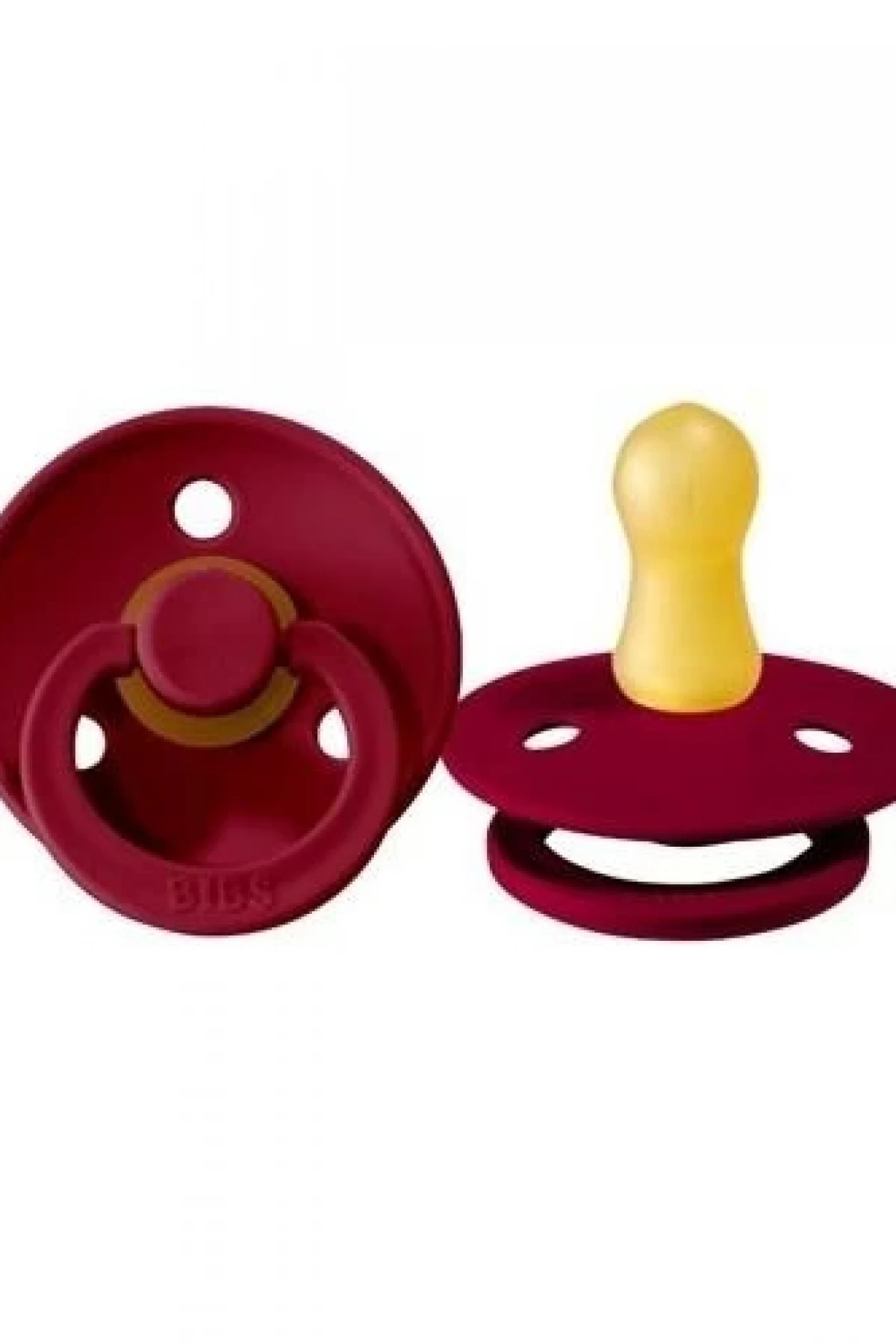 Bibs Colour Kauçuk Emzik 0-6 Ay Ruby