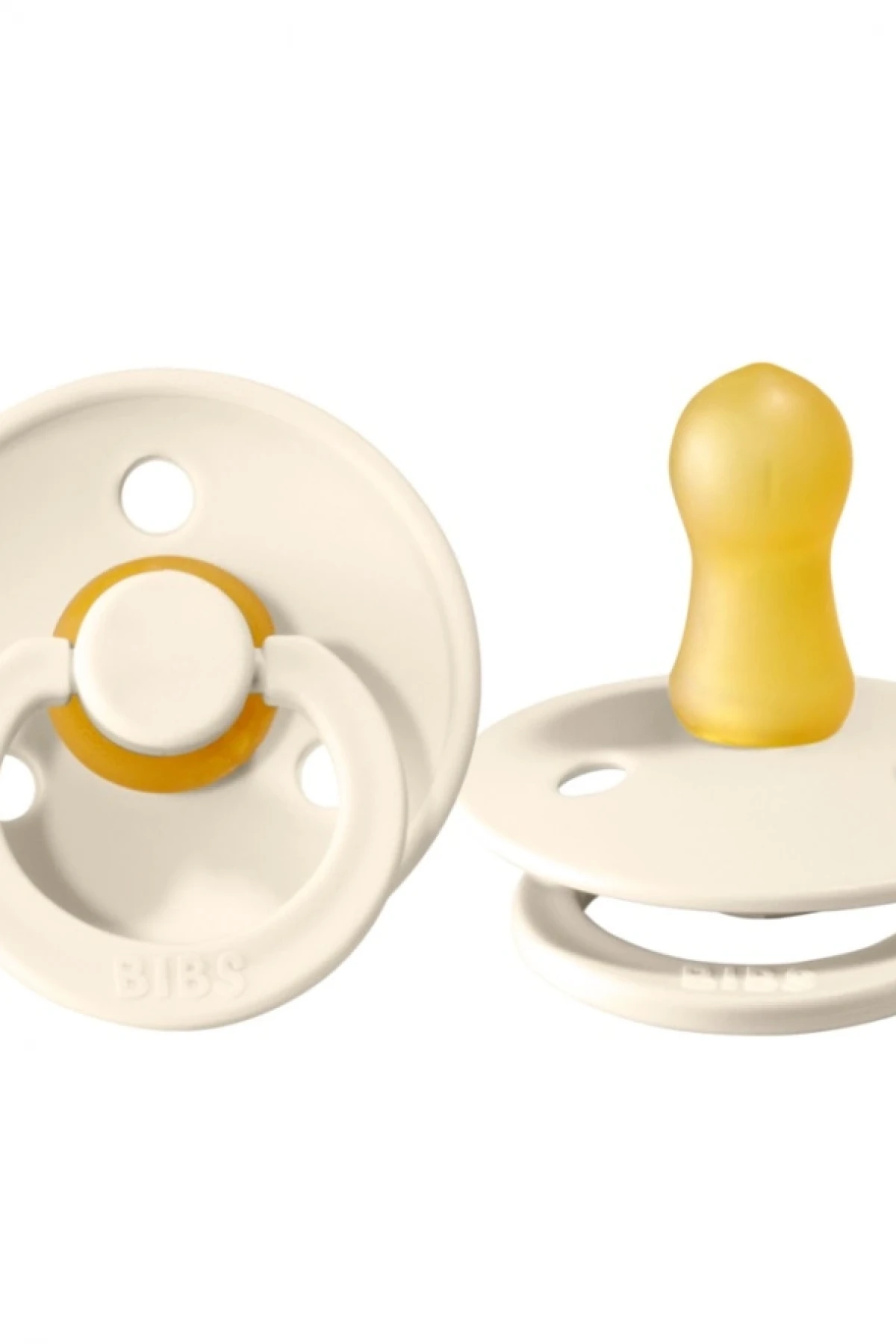 Bibs Colour Kauçuk Emzik 6-18 Ay Ivory