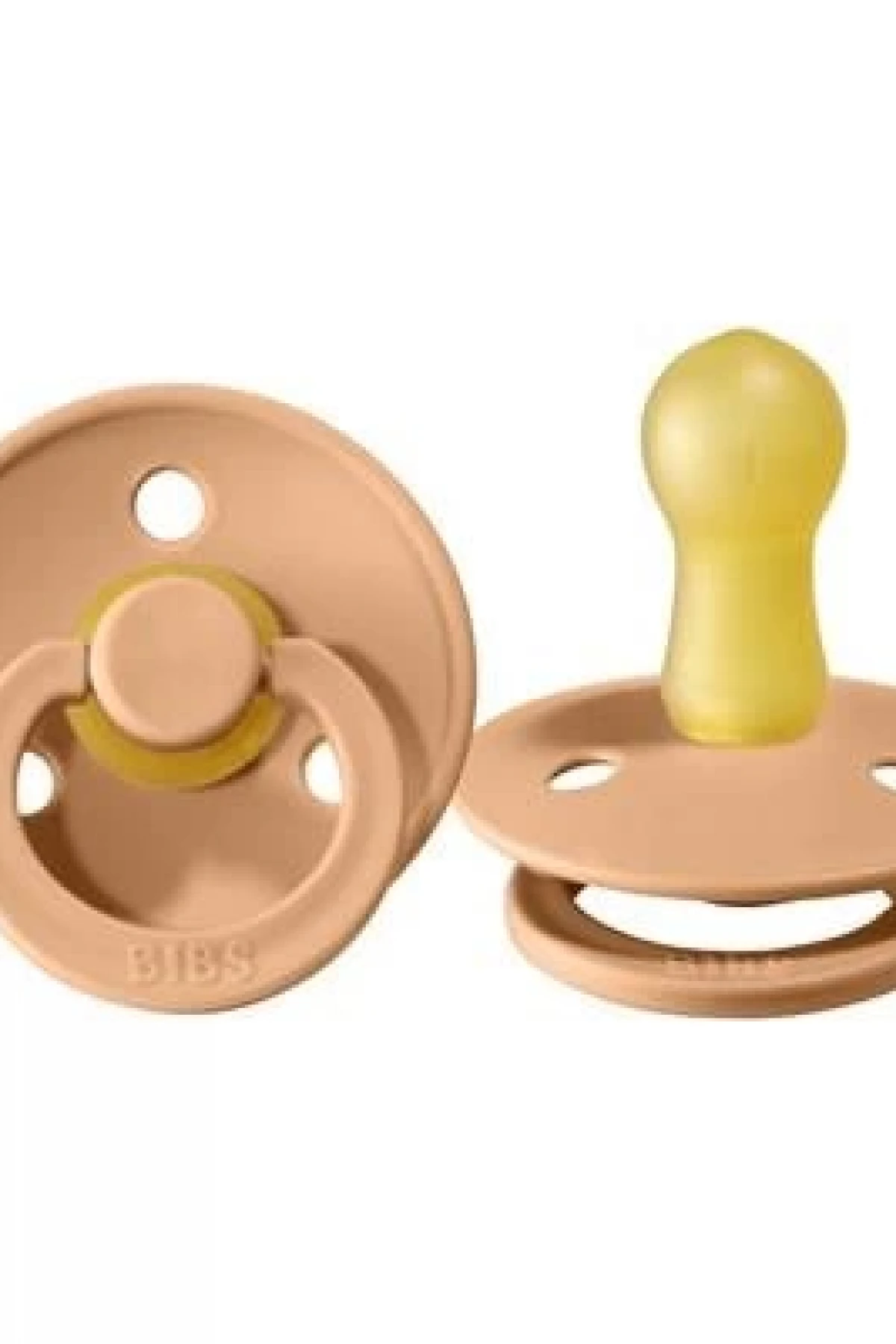 Bibs Colour Kauçuk Emzik 6-18 Ay Peach