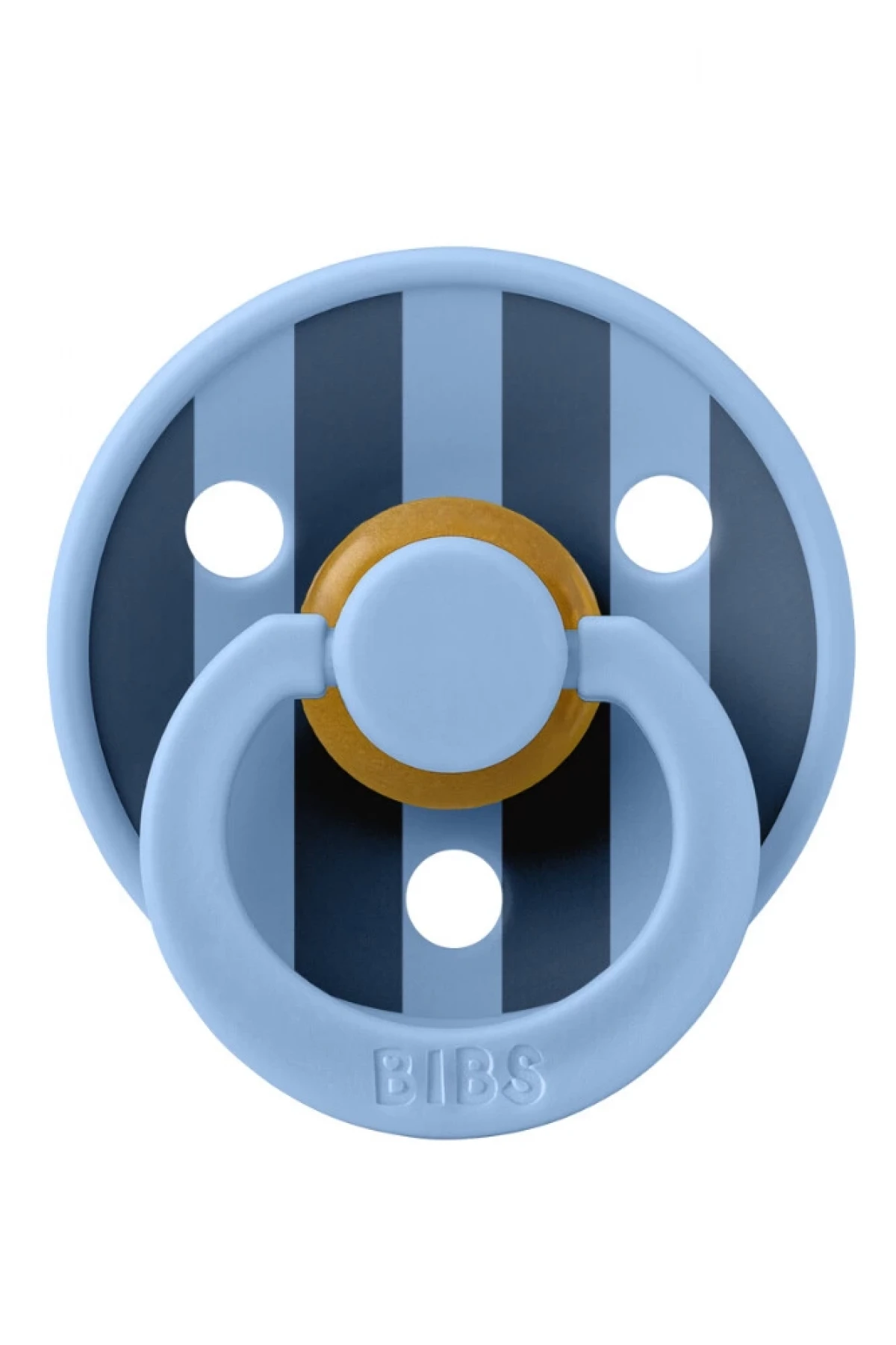 Bibs Studio Colour Block Kauçuk Emzik 0-6 Ay Sky Blue