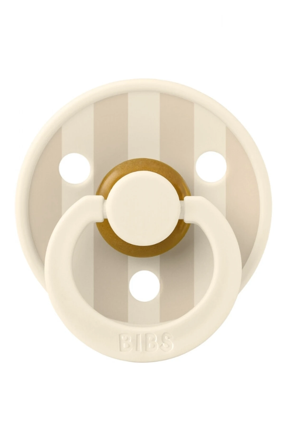 Bibs Studio Colour Block Kauçuk Emzik 6-12 Ay Ivory / Vanilla