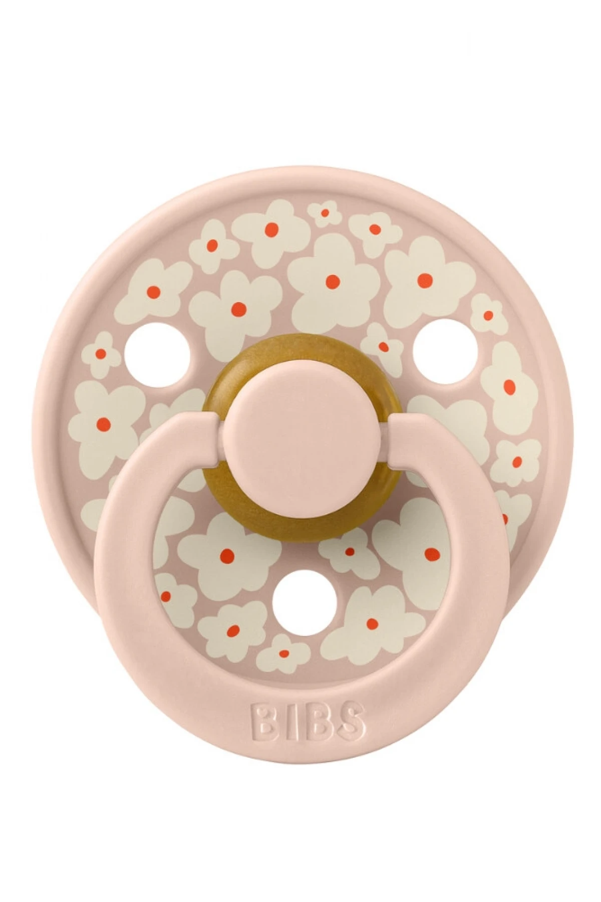 Bibs Studio Colour Jasmine Field Kauçuk Emzik 6-12 Ay Blush