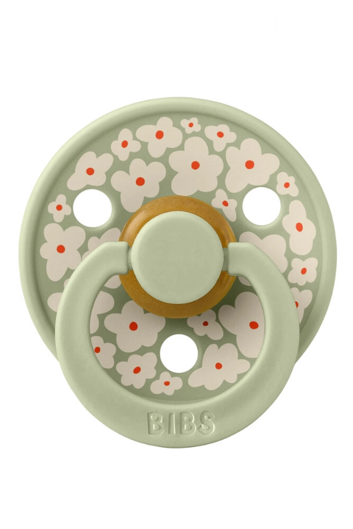 Bibs Studio Colour Jasmine Field Kauçuk Emzik 6-12 Ay Sage