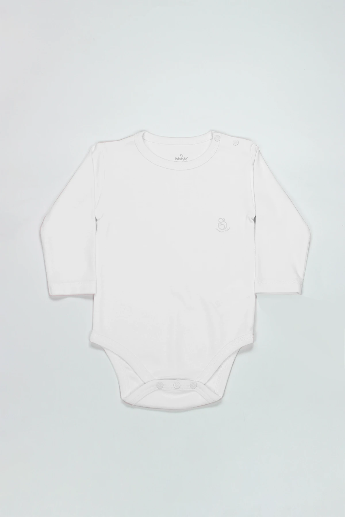 Bistyle Natural Basic Style Uzun Kol Body 17104 Beyaz