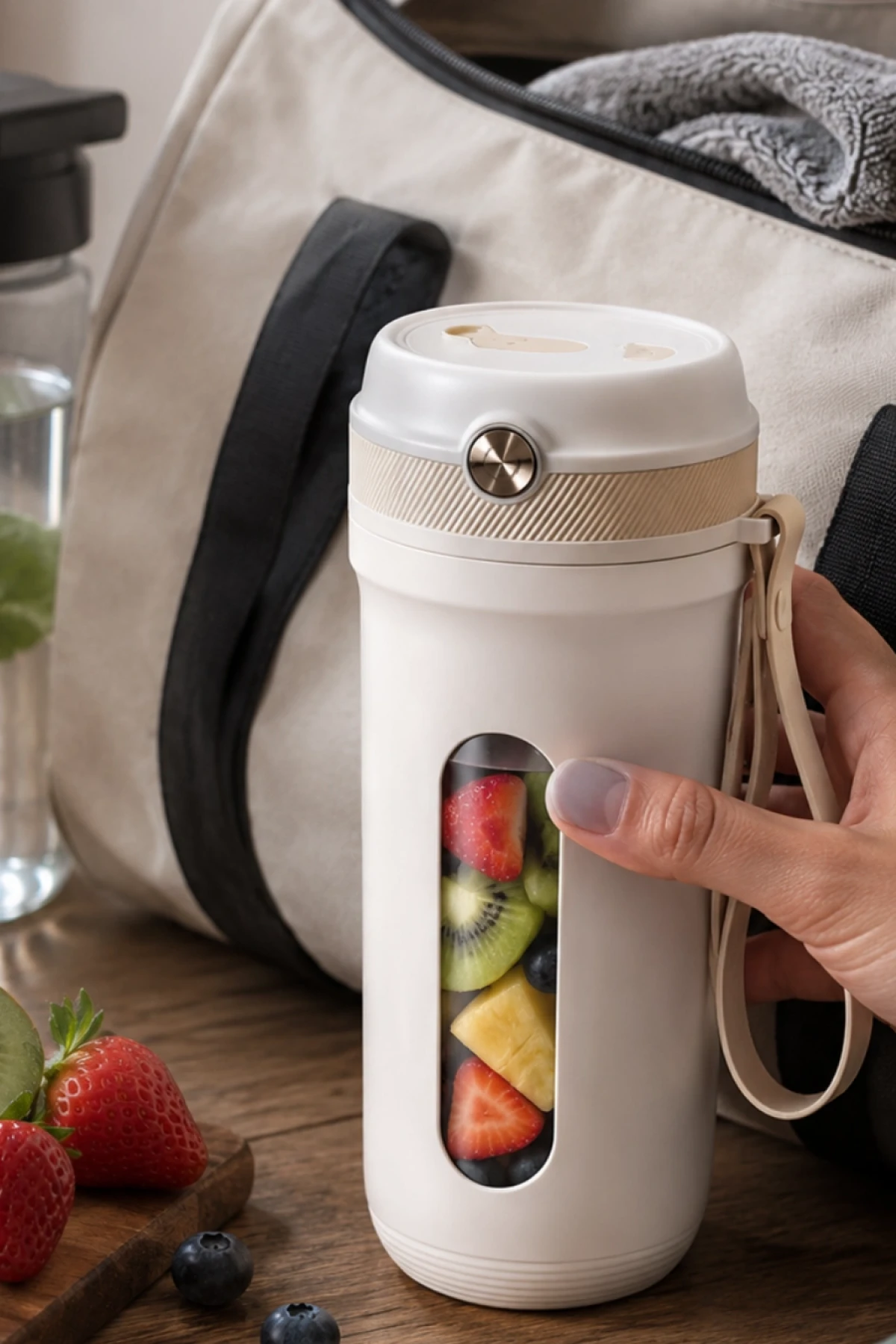 Kablosuz Taşınabilir Blender 350 ML USB Şarjlı Smoothie ve Milkshake Hazırlama