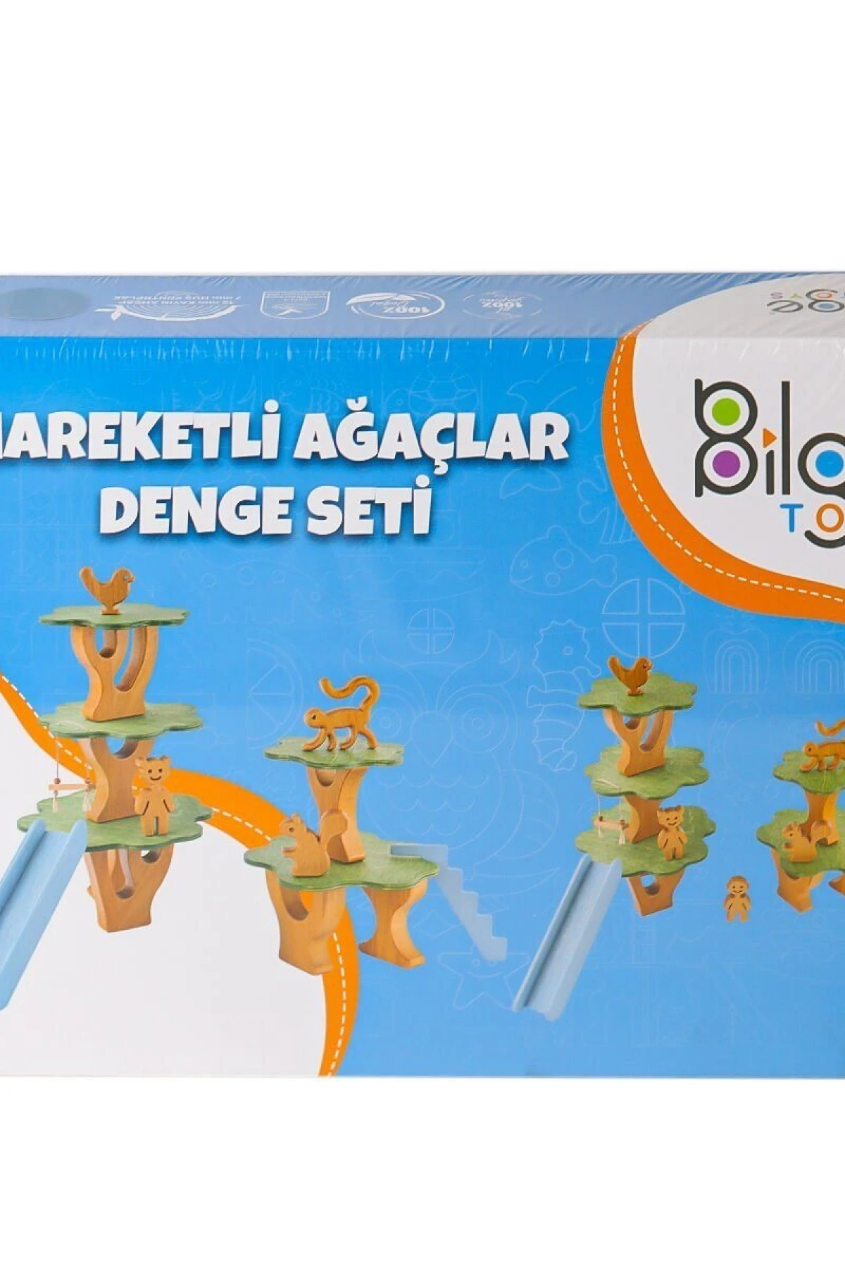 BLG-101 Ahşap Hareketli Ağaçlar Denge Seti
