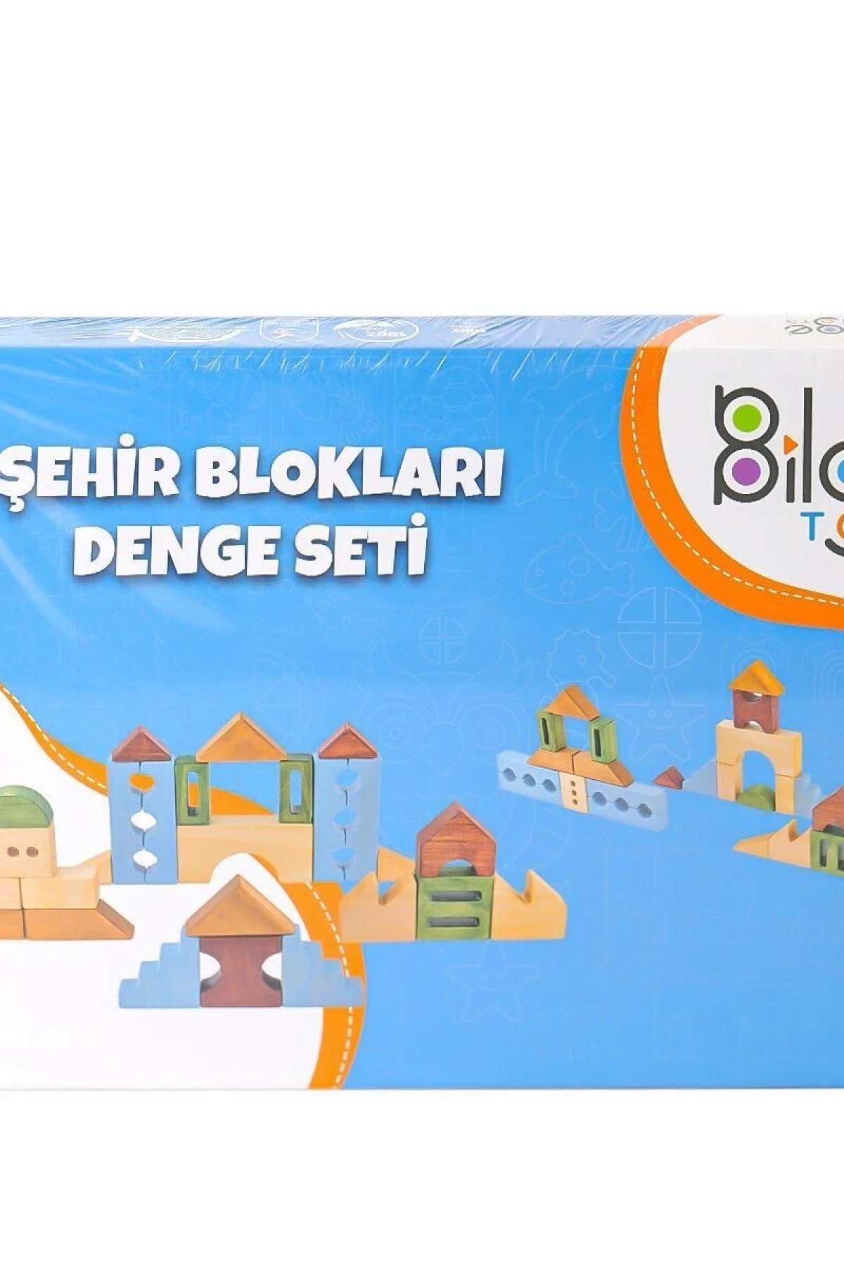 BLG-107A Ahşap Şehir Blok Seti
