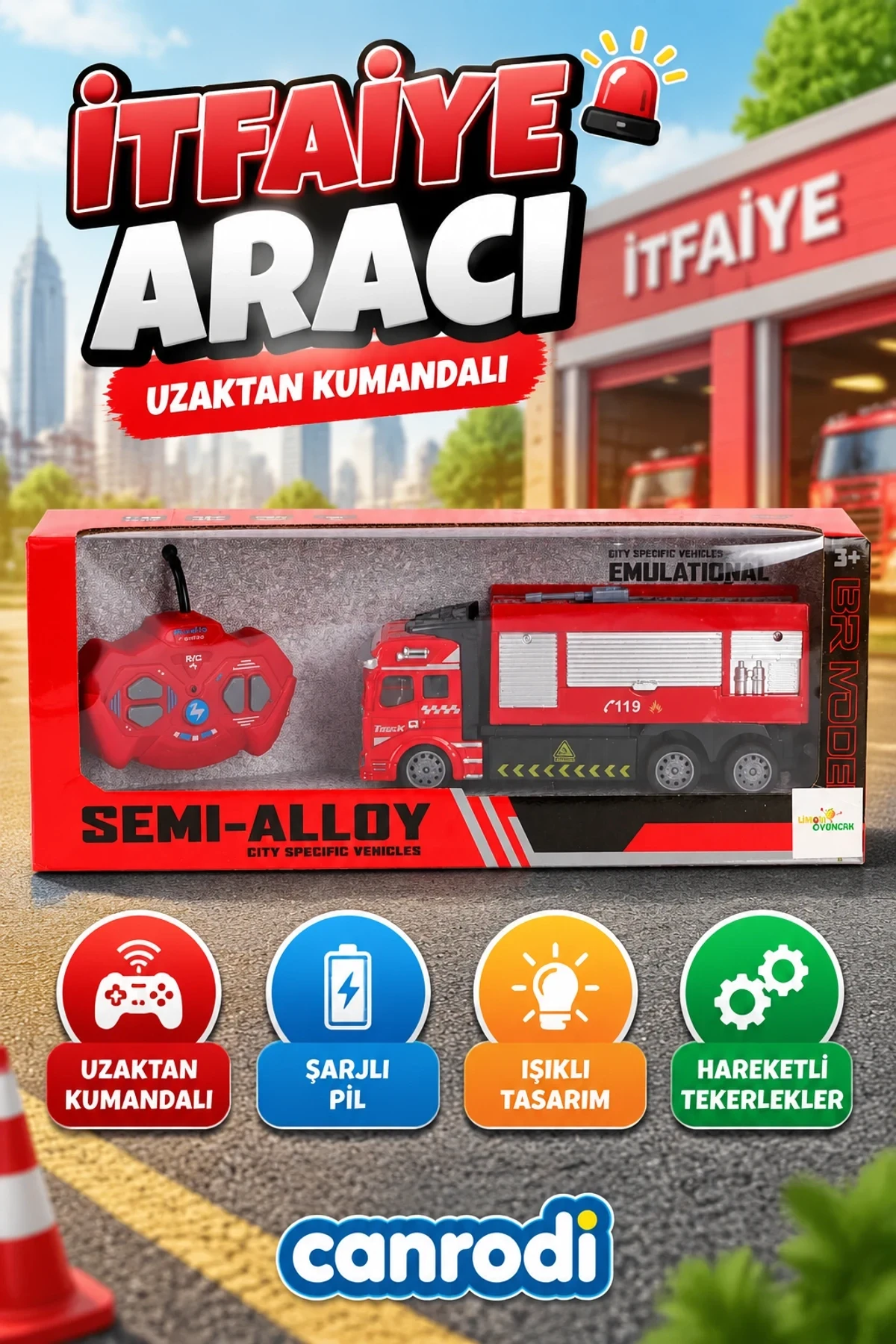 BR111-2C ŞARJLI İTFAİYE ARACI