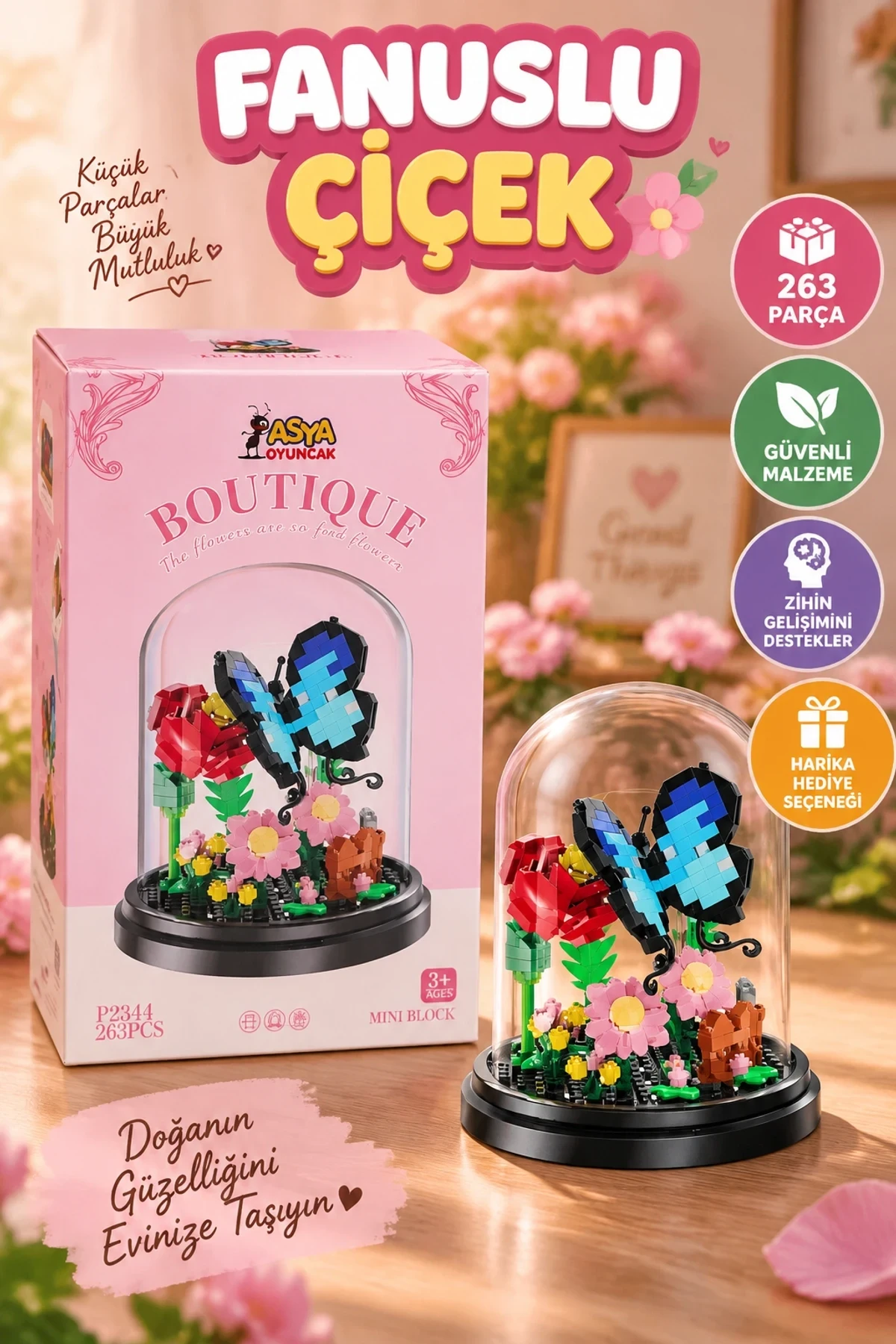 C7725-P2344 FANUSLU ÇİÇEK BRİCKS