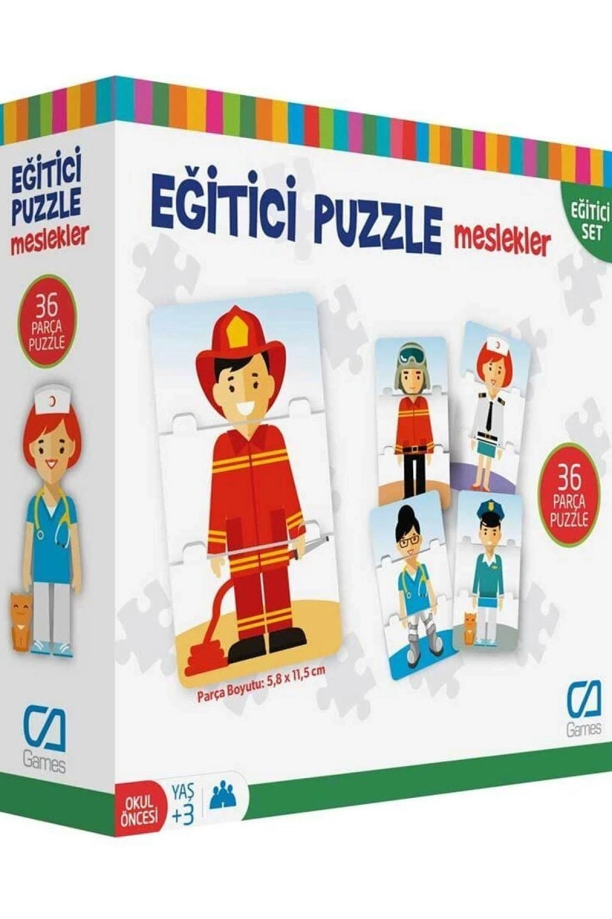 CA.5030 CA Games, Eğitici Puzzle Meslekler