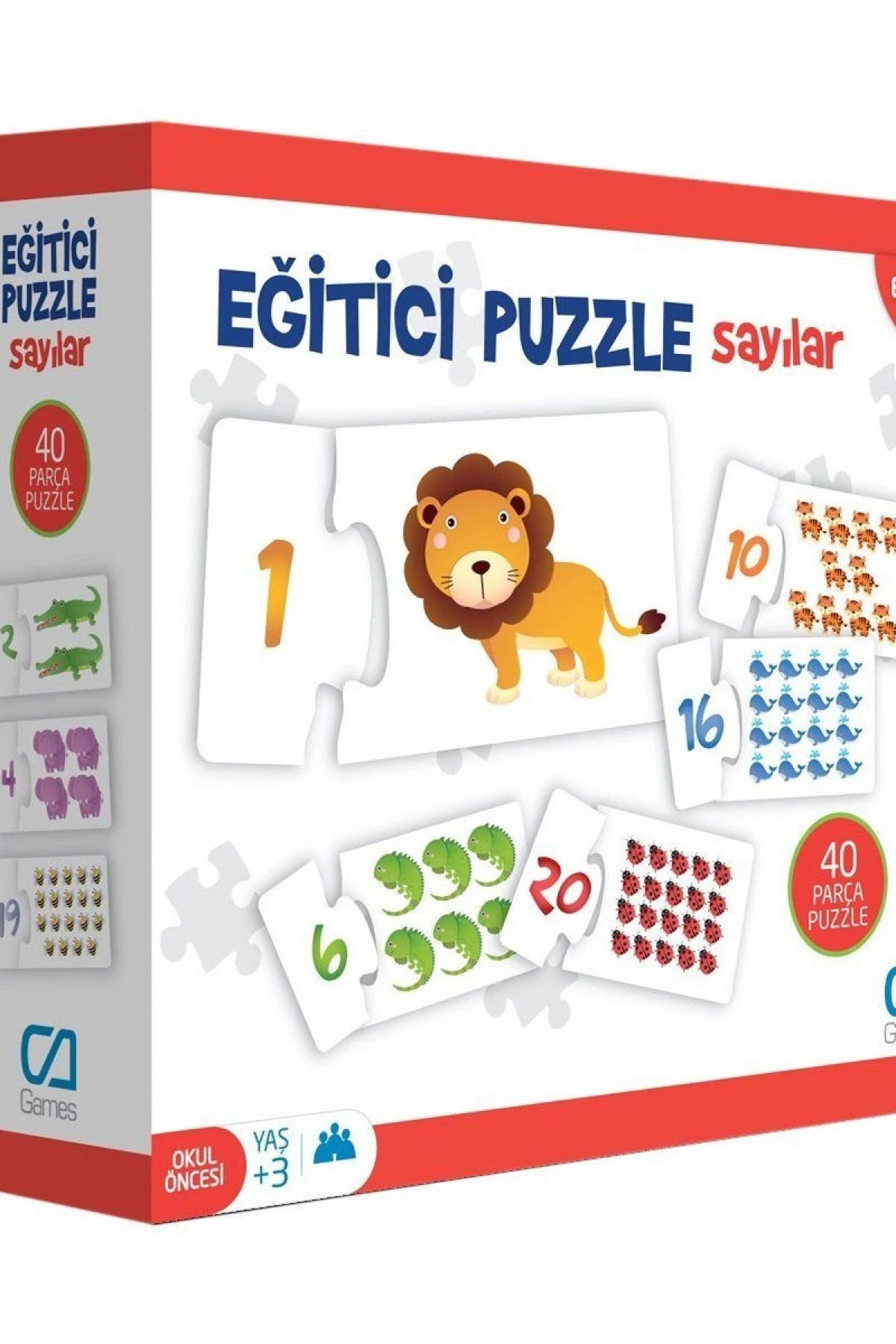 CA.5031 CA Games, Eğitici Puzzle Sayılar