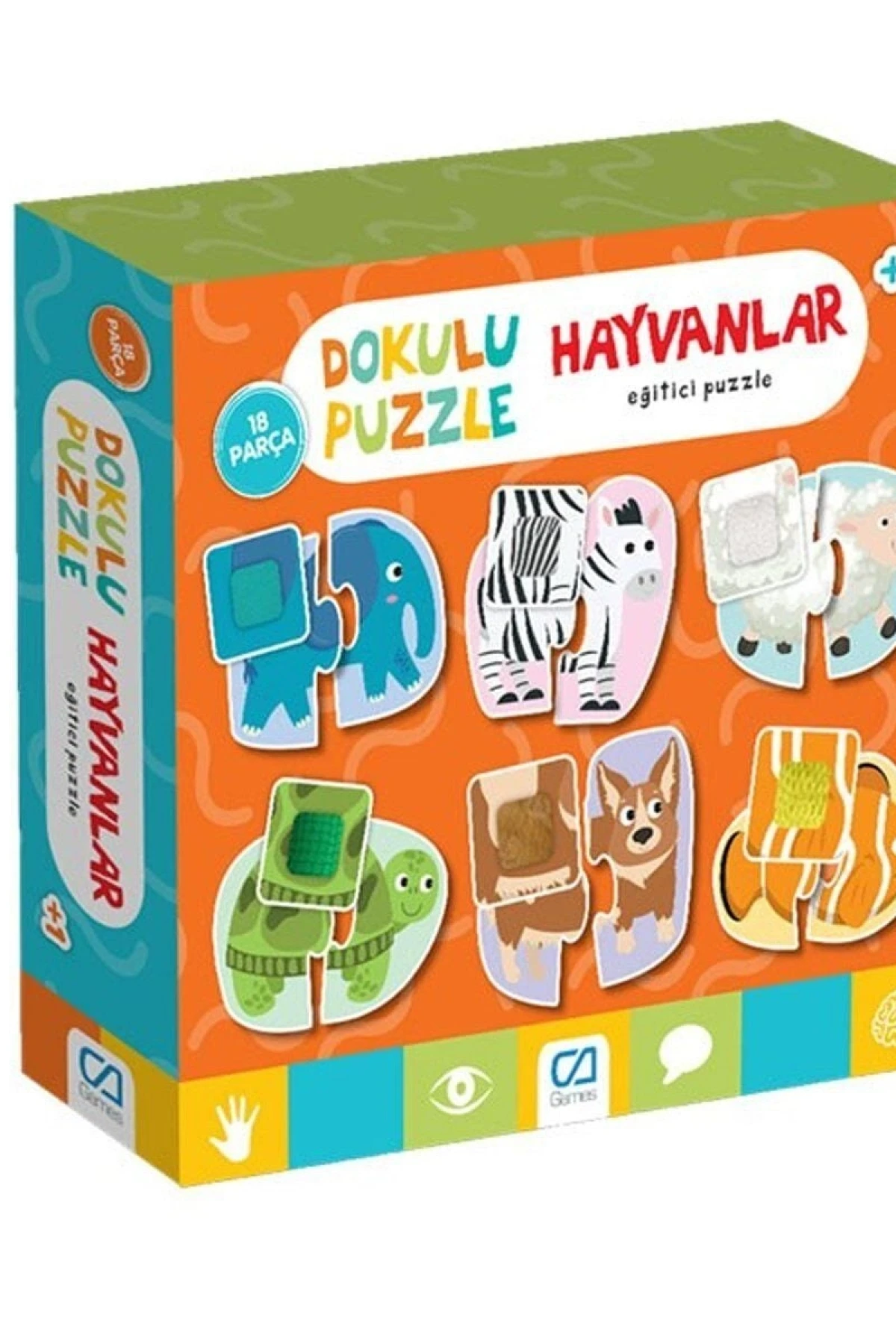 CA.5126 DOKULU PUZZLE HAYVANLAR
