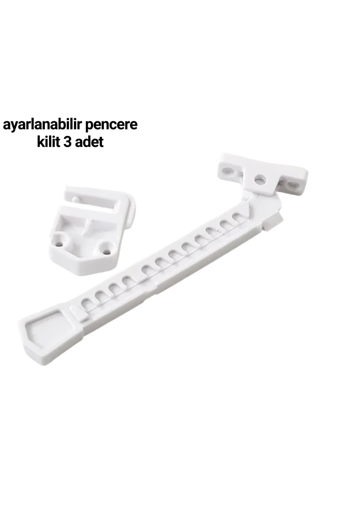 Cam Pencere Açılma Sınırlayıcı Emniyet Kilidi 3lü Set