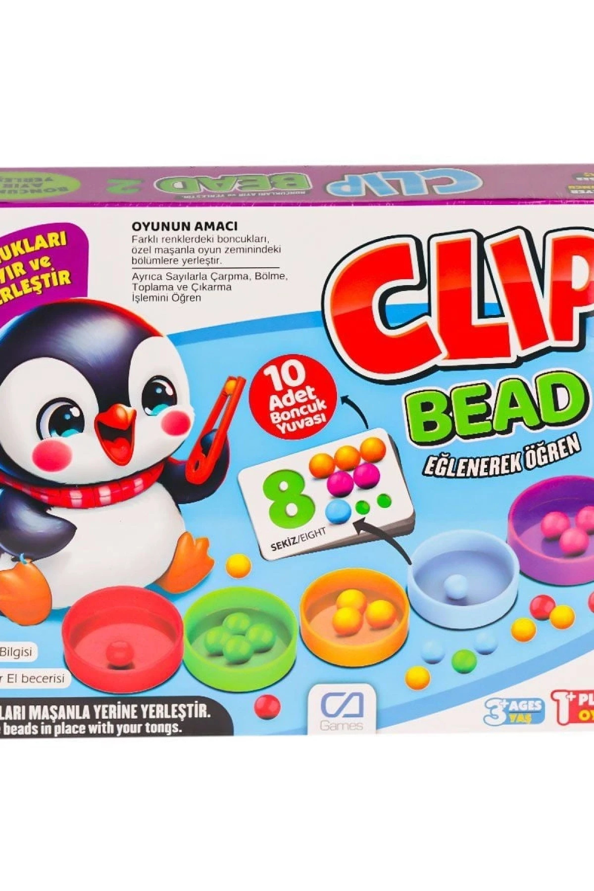 CAPLS-5286 Clip Bead Kutu Oyunu -CA Games