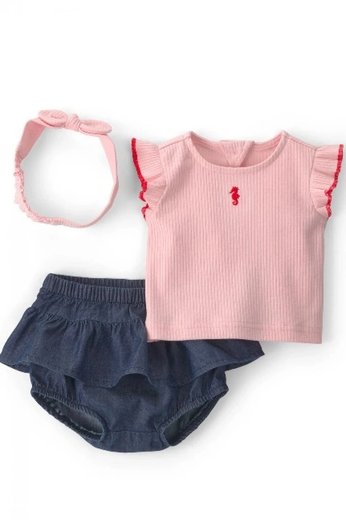 Carters Kız Bebek Alt Üst Set 1u538410 Pembe