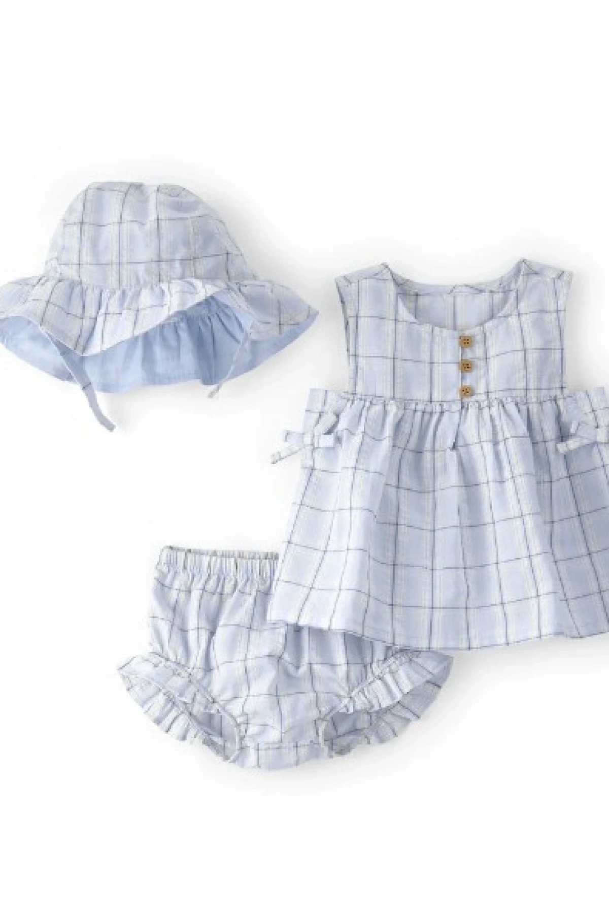 Carters Kız Bebek Alt Üst Set 1u618010 Mavi