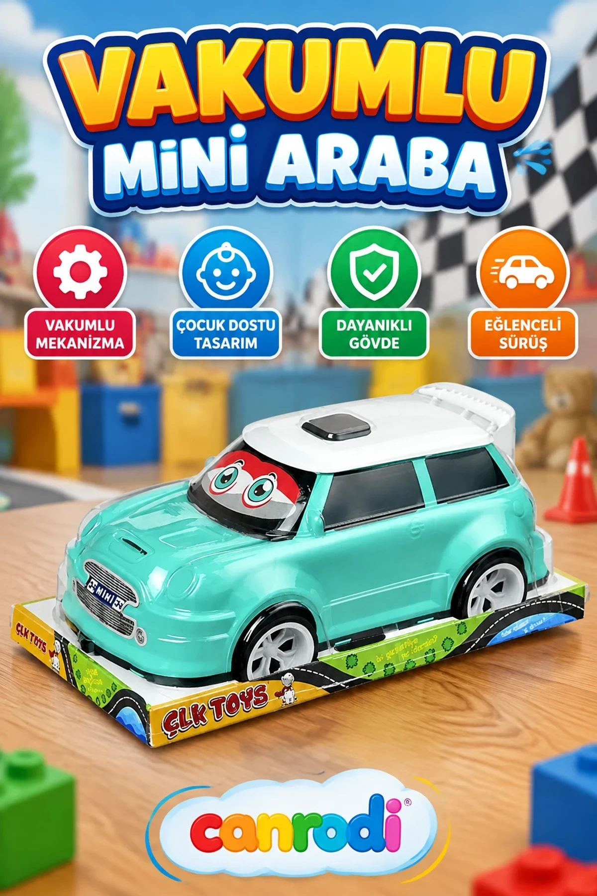 CLK-258 Vakumlu Mini Araba