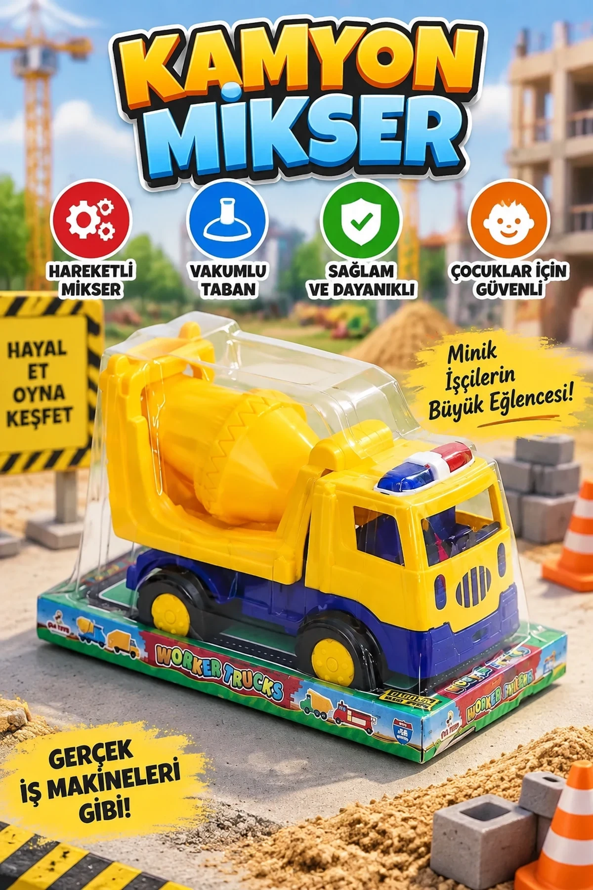 CLK-349 KAMYON MİKSER VAKUMLU