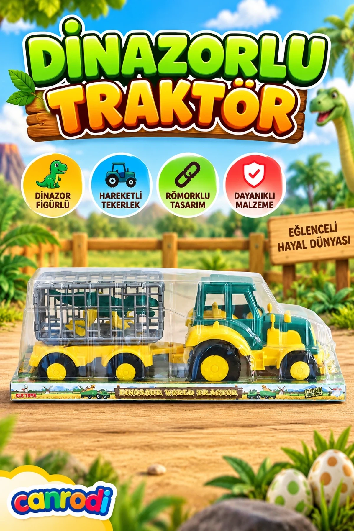 CLK-393 DİNAZORLU TRAKTÖR VAKUMLU