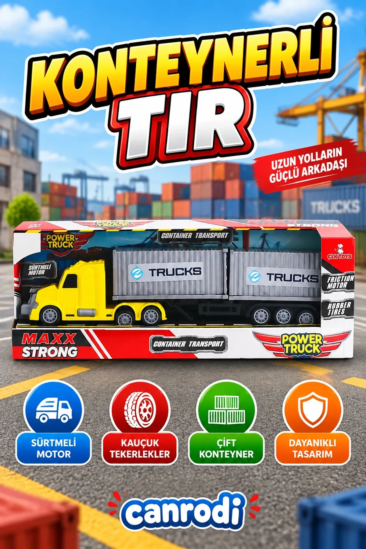 CLK-400 ÇİFT KONTEYNERLİ TIR
