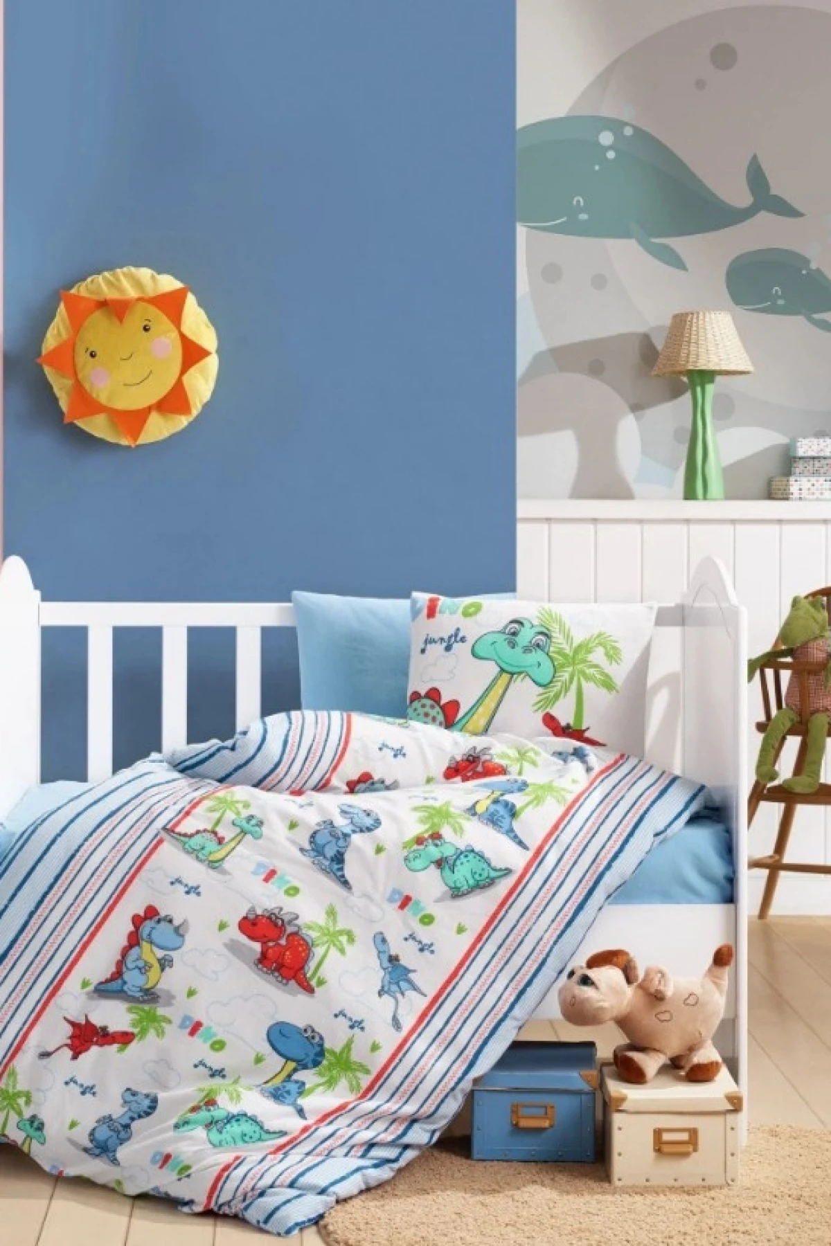 Cotton Box Ranforce Bebek Nevresim Takımı Dino